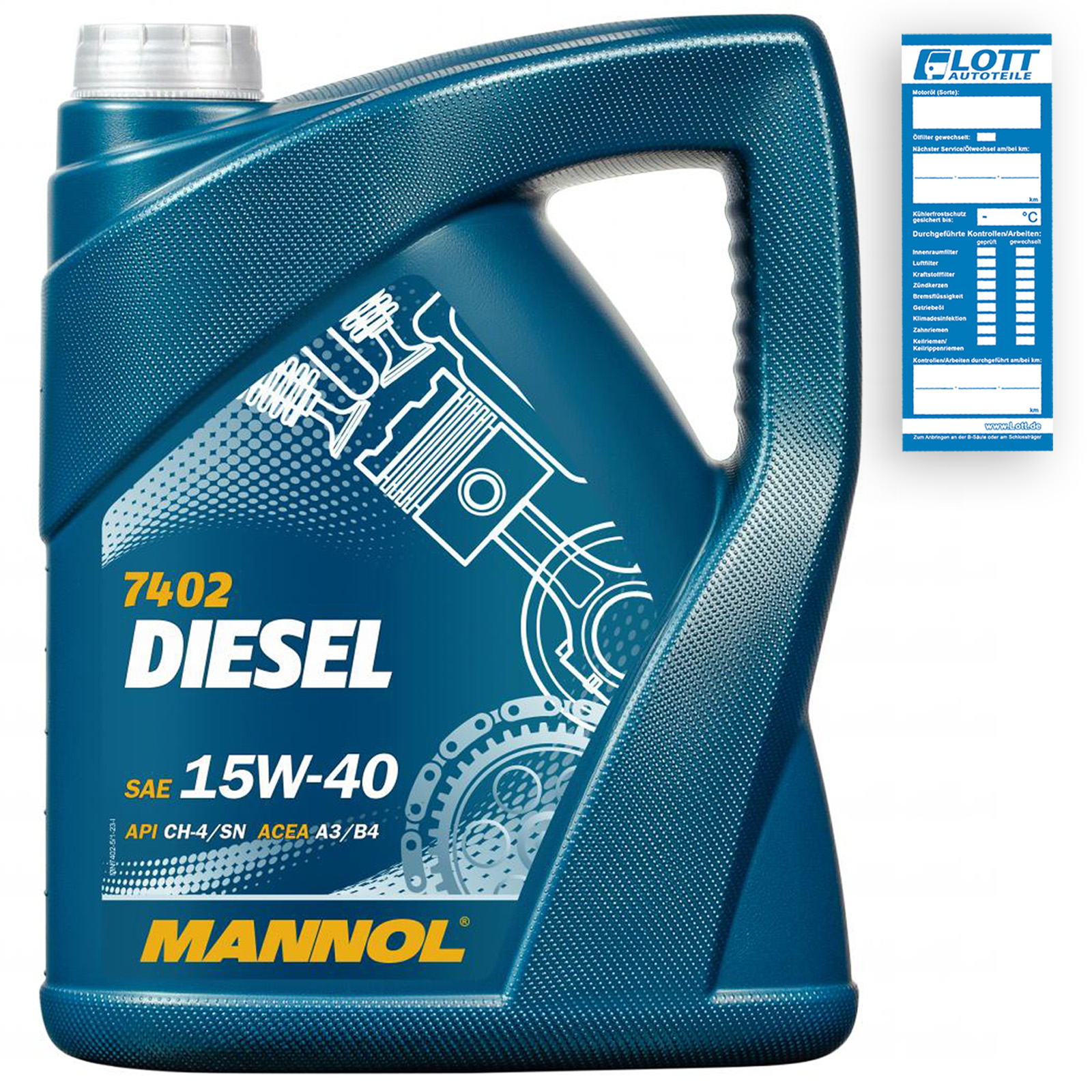 5L Mannol Diesel 15W-40 Universal Motorenöl