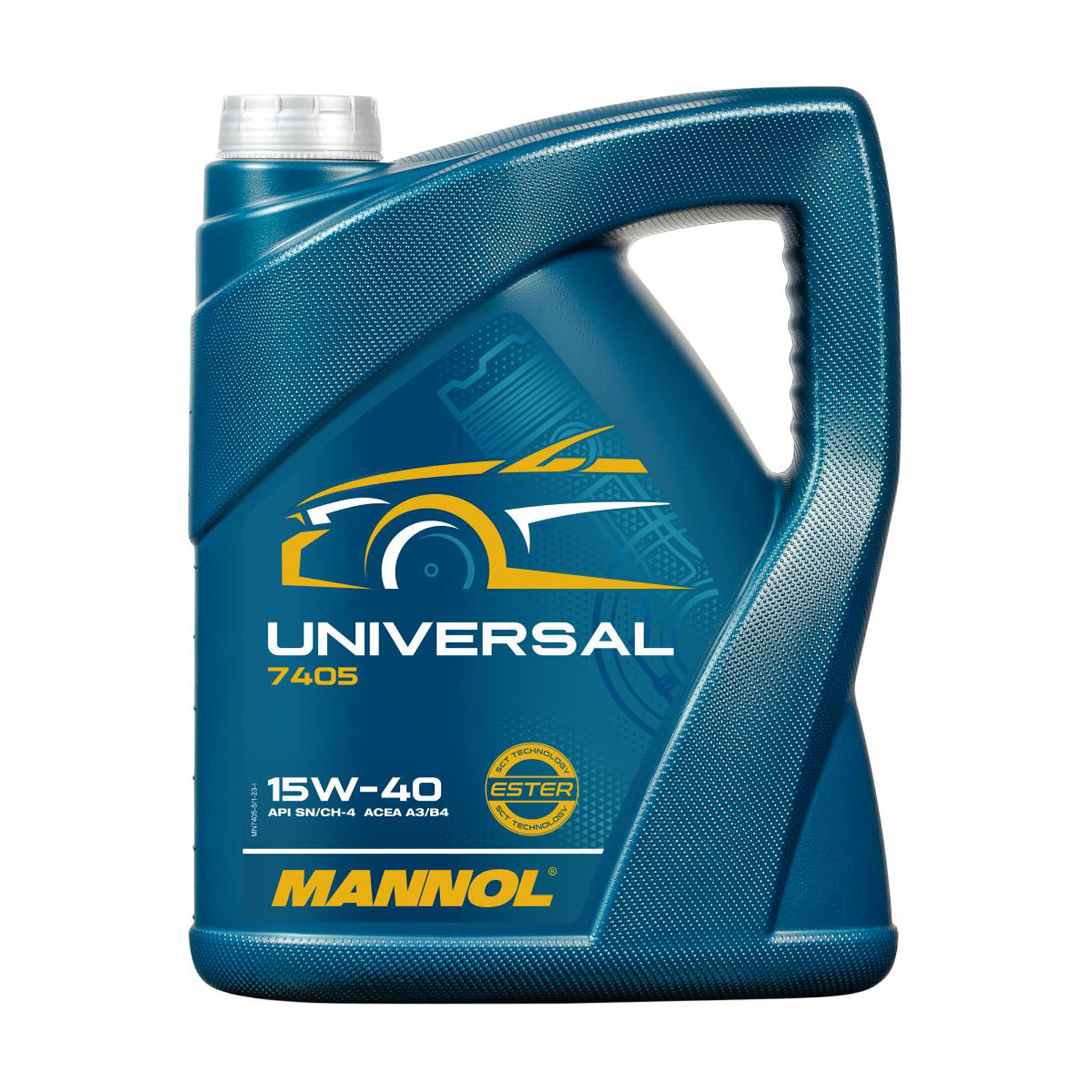 5L Mannol Motoröl Universal 15W-40 15W40 Motorenöl API SG/CD + Auslaufschlauch