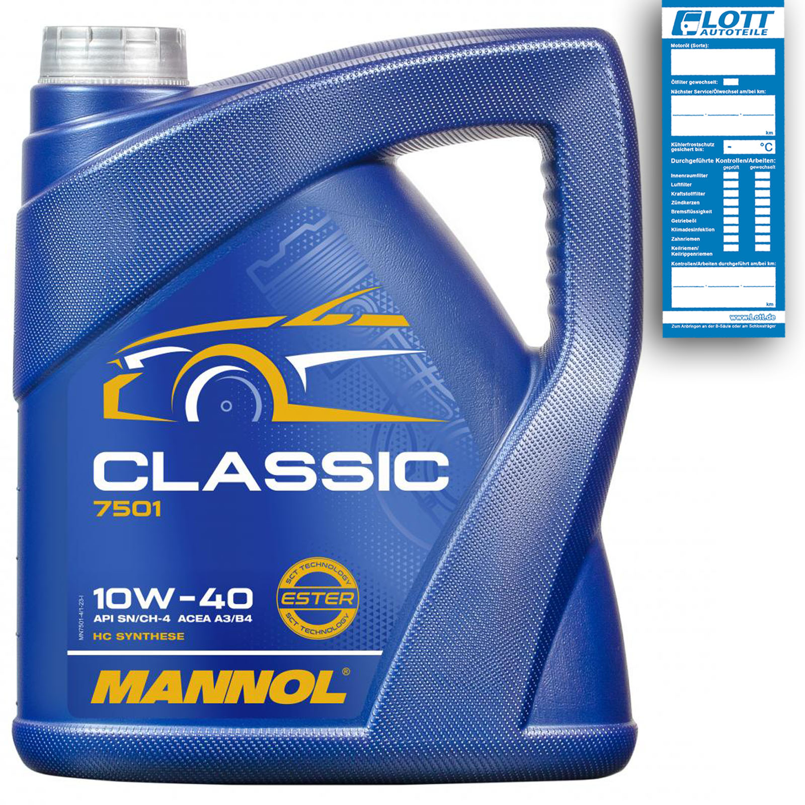 4L Mannol ÖL Classic 10W-40 Motoröl