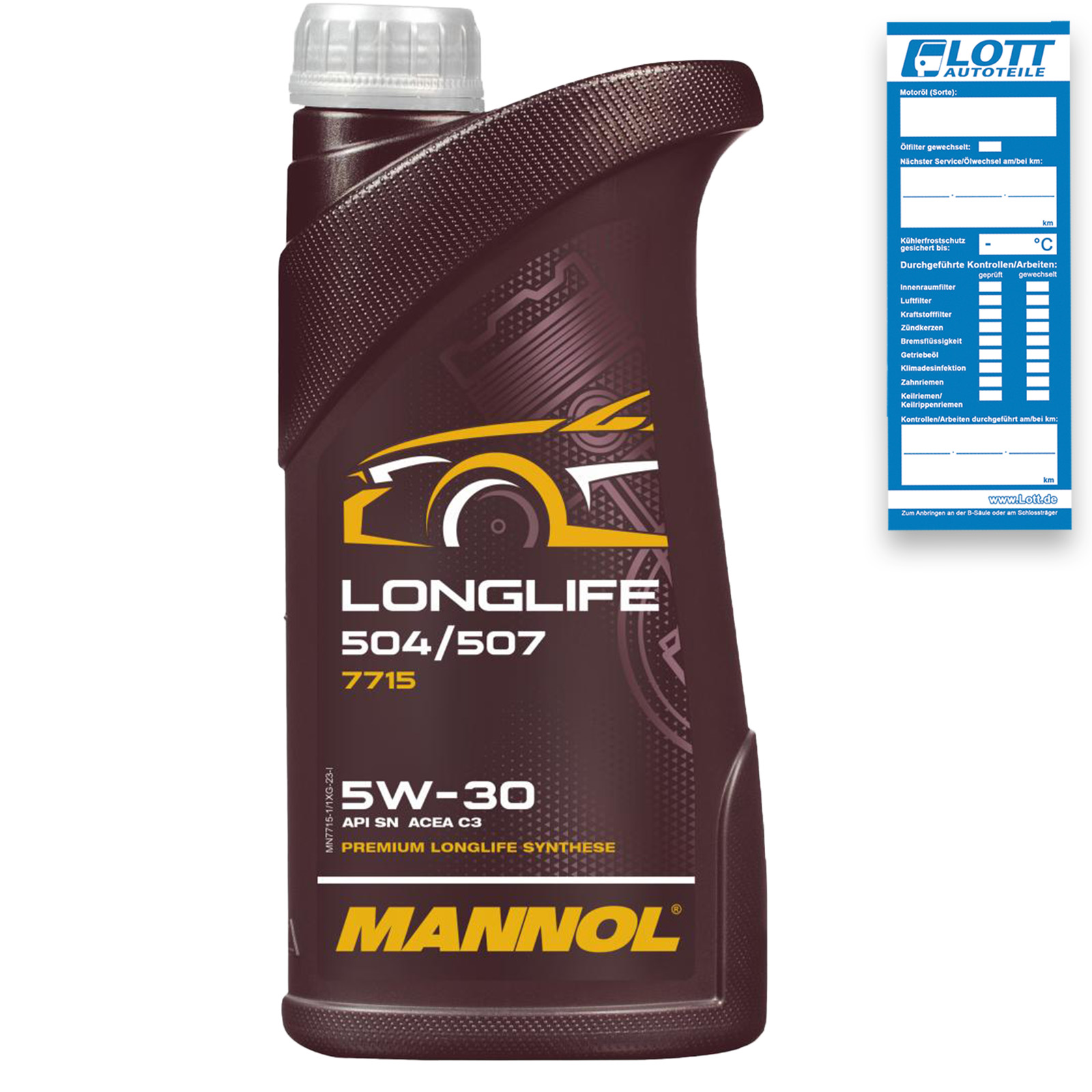 1L Mannol 7715 Longlife 504/507 Motoröl