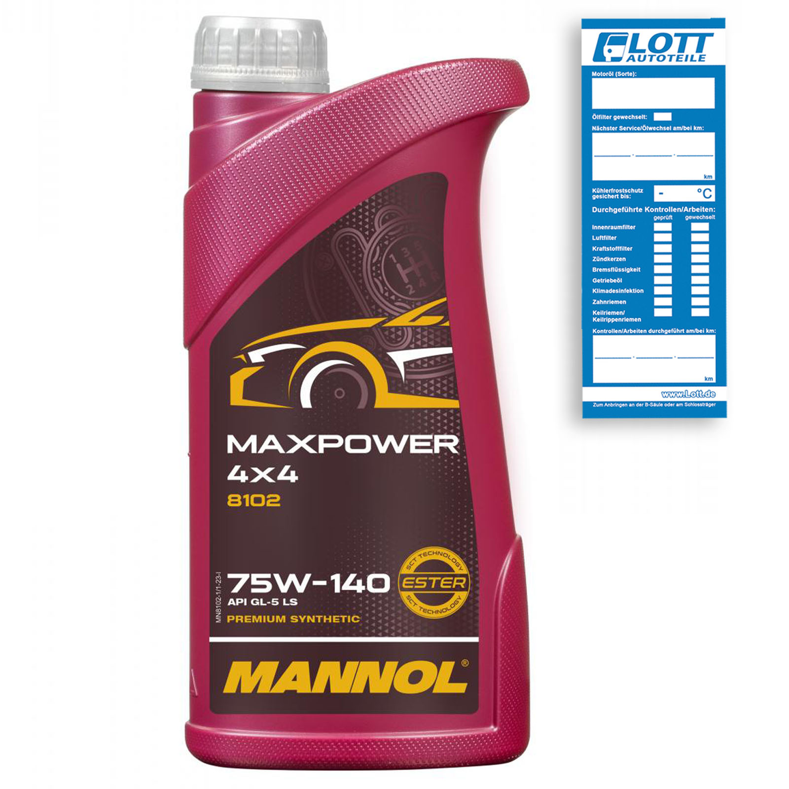 Mannol Getriebeöl Maxpower 4x4 75W-140 1L