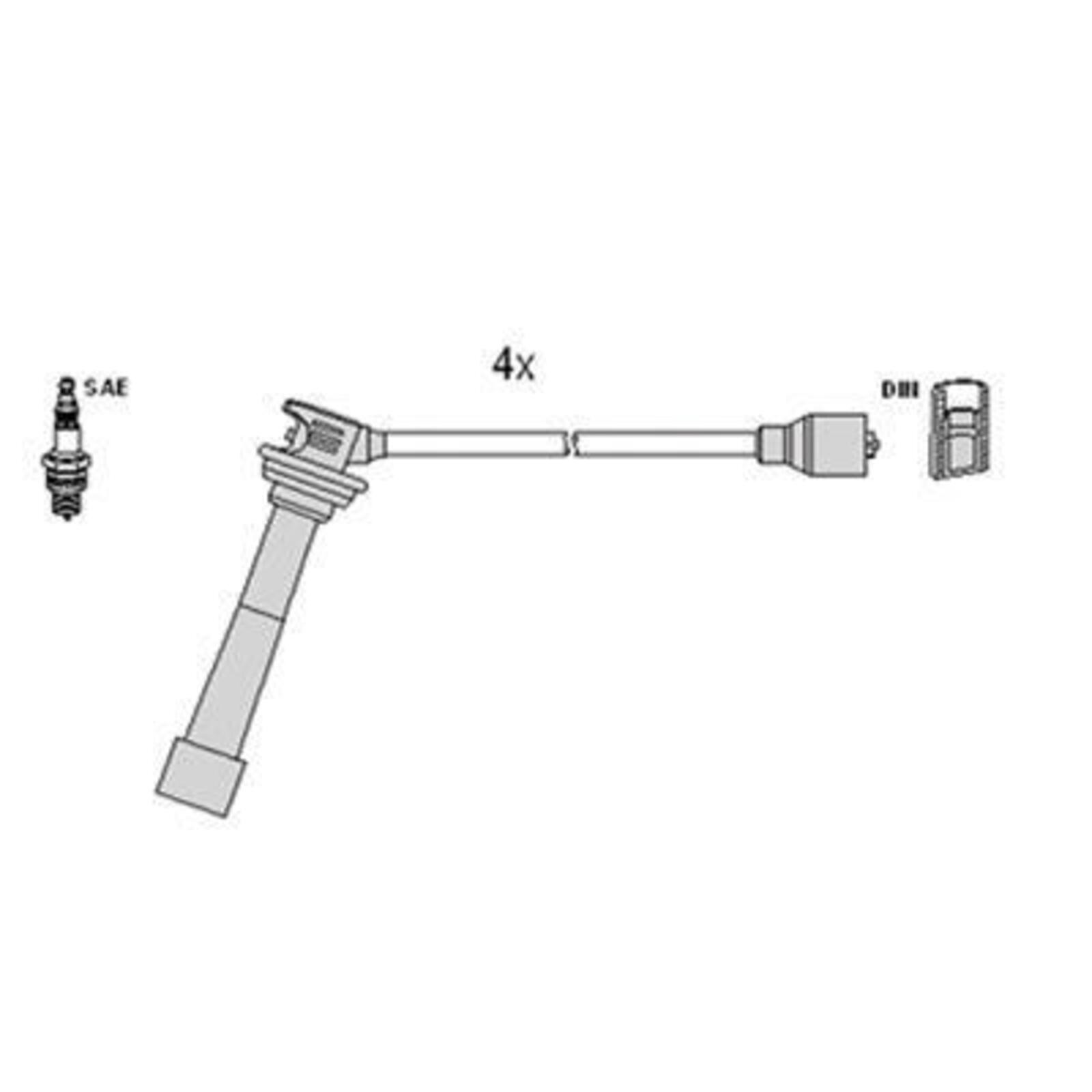 HITACHI Zündleitungssatz Hüco