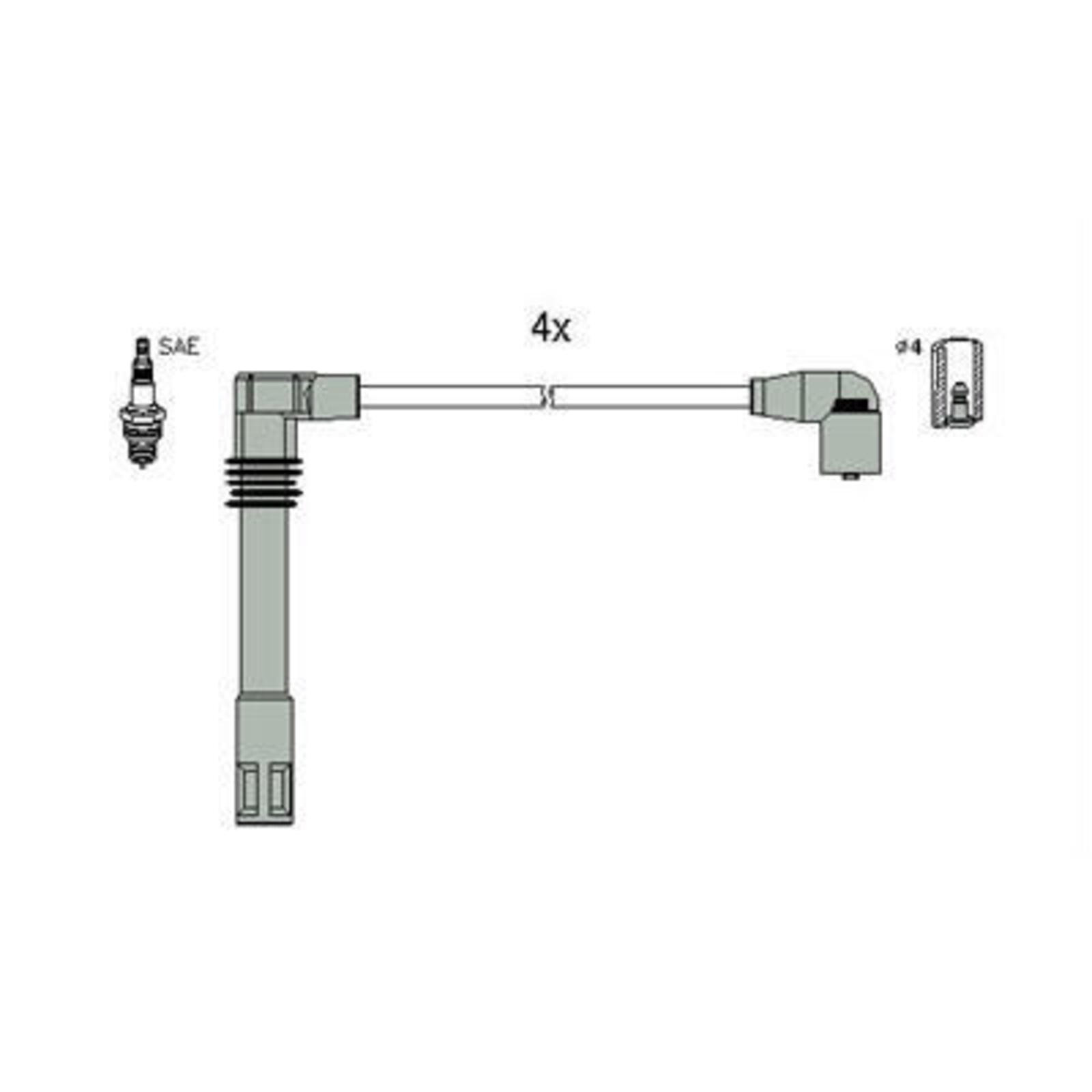 HITACHI Ignition Cable Kit Hueco