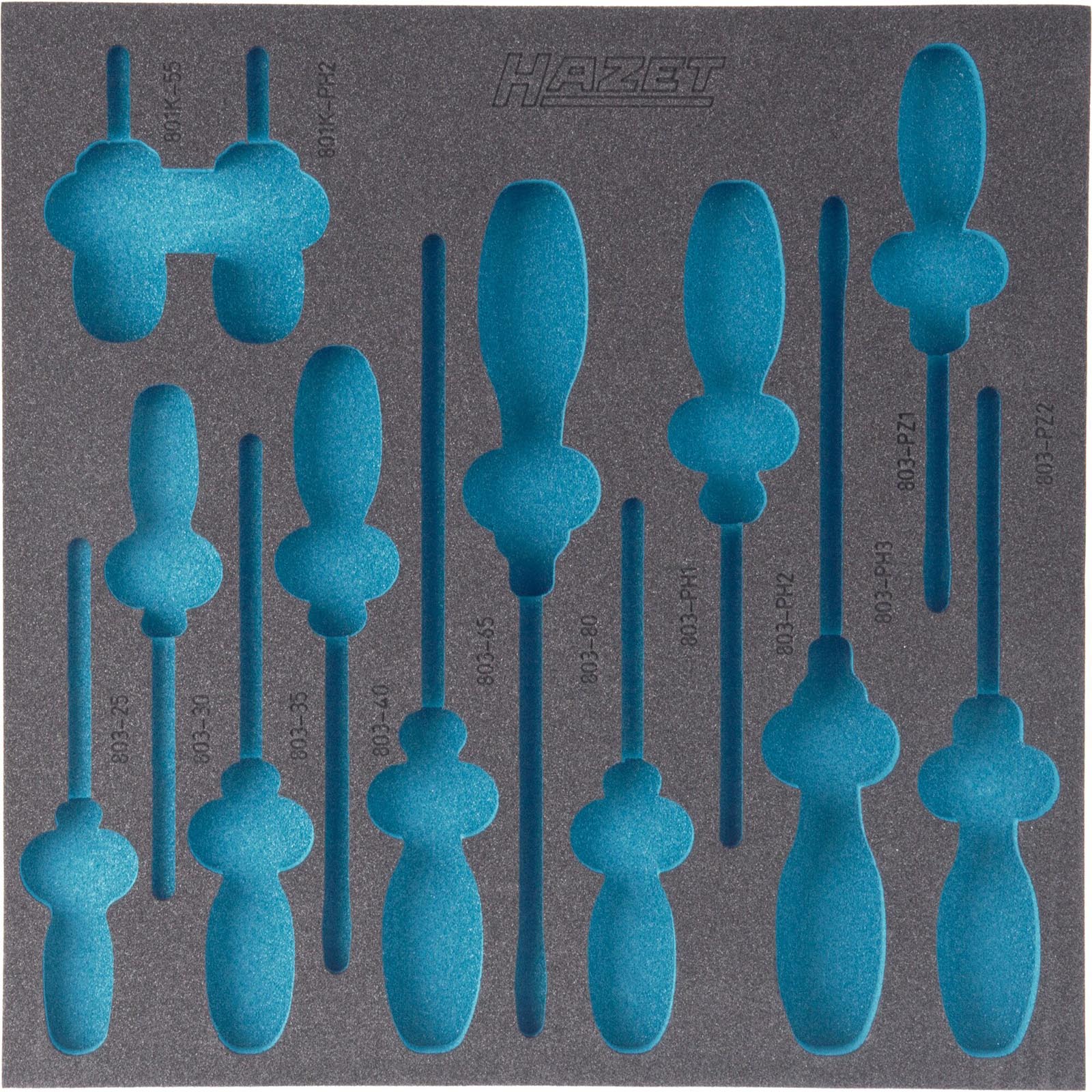 HAZET Foam Insert, assortment box