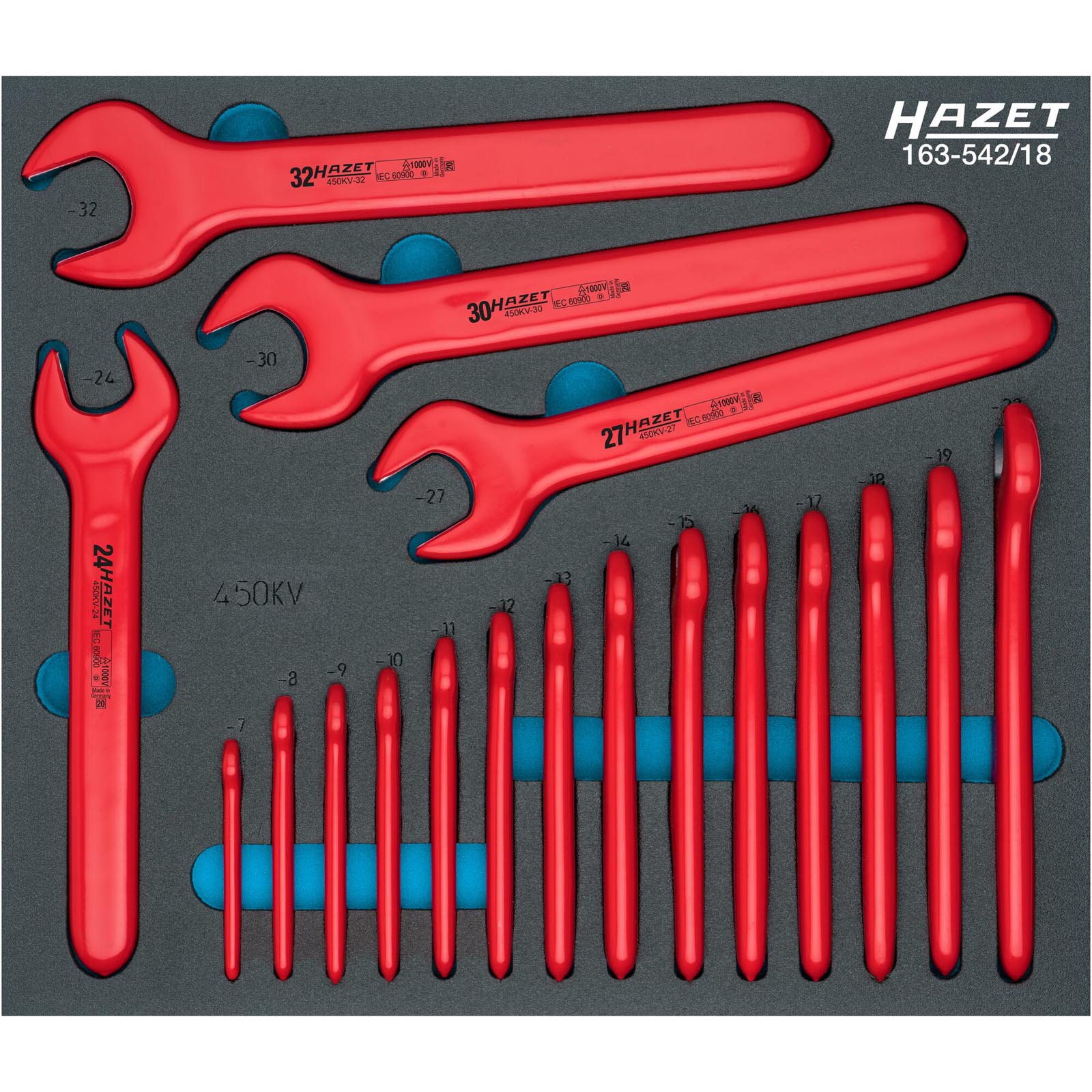 HAZET Open-Ended Spanner Set