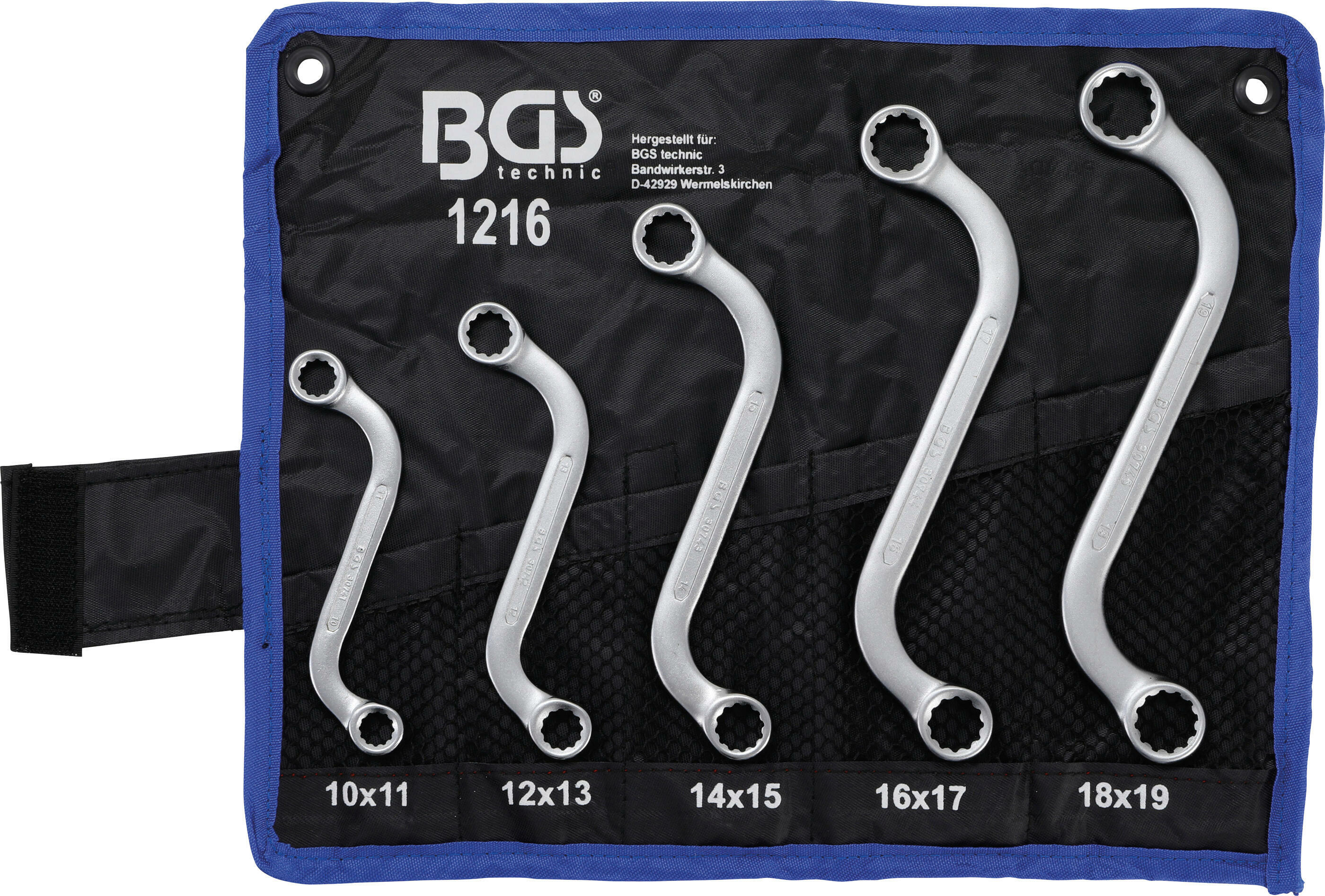 BGS Double Ring Spanner Set