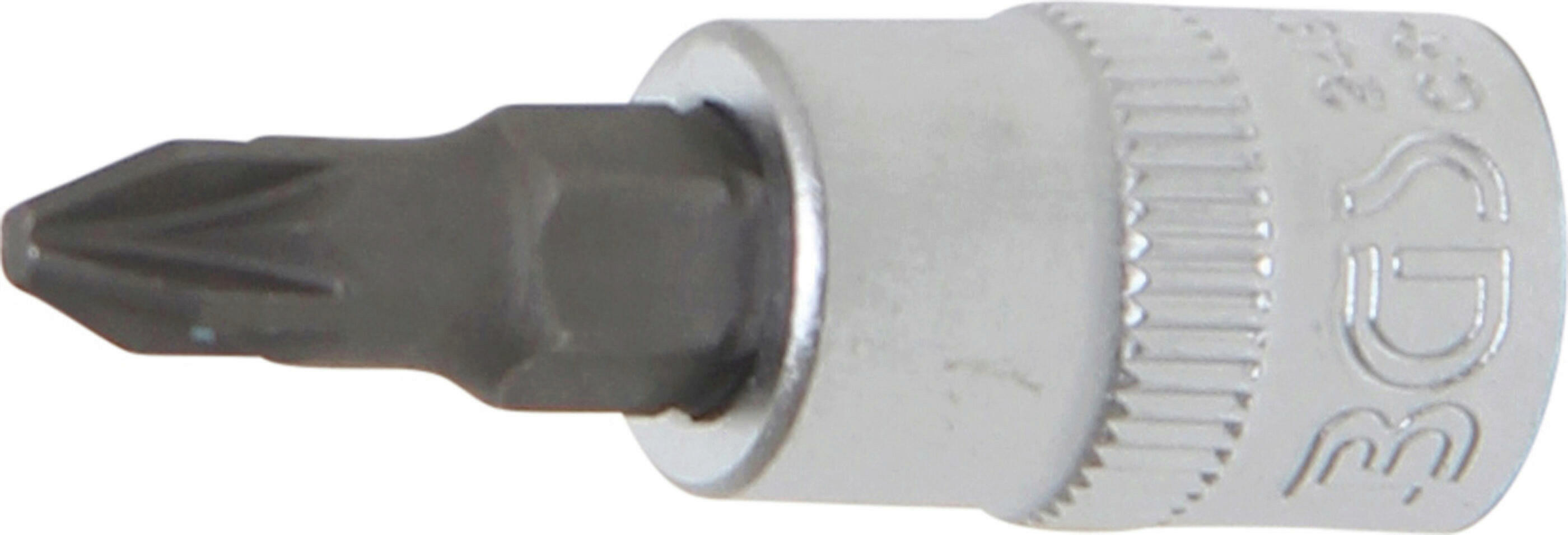 Bit-Einsatz | Antrieb Innenvierkant 6,3 mm (1/4") | Kreuzschlitz PZ2