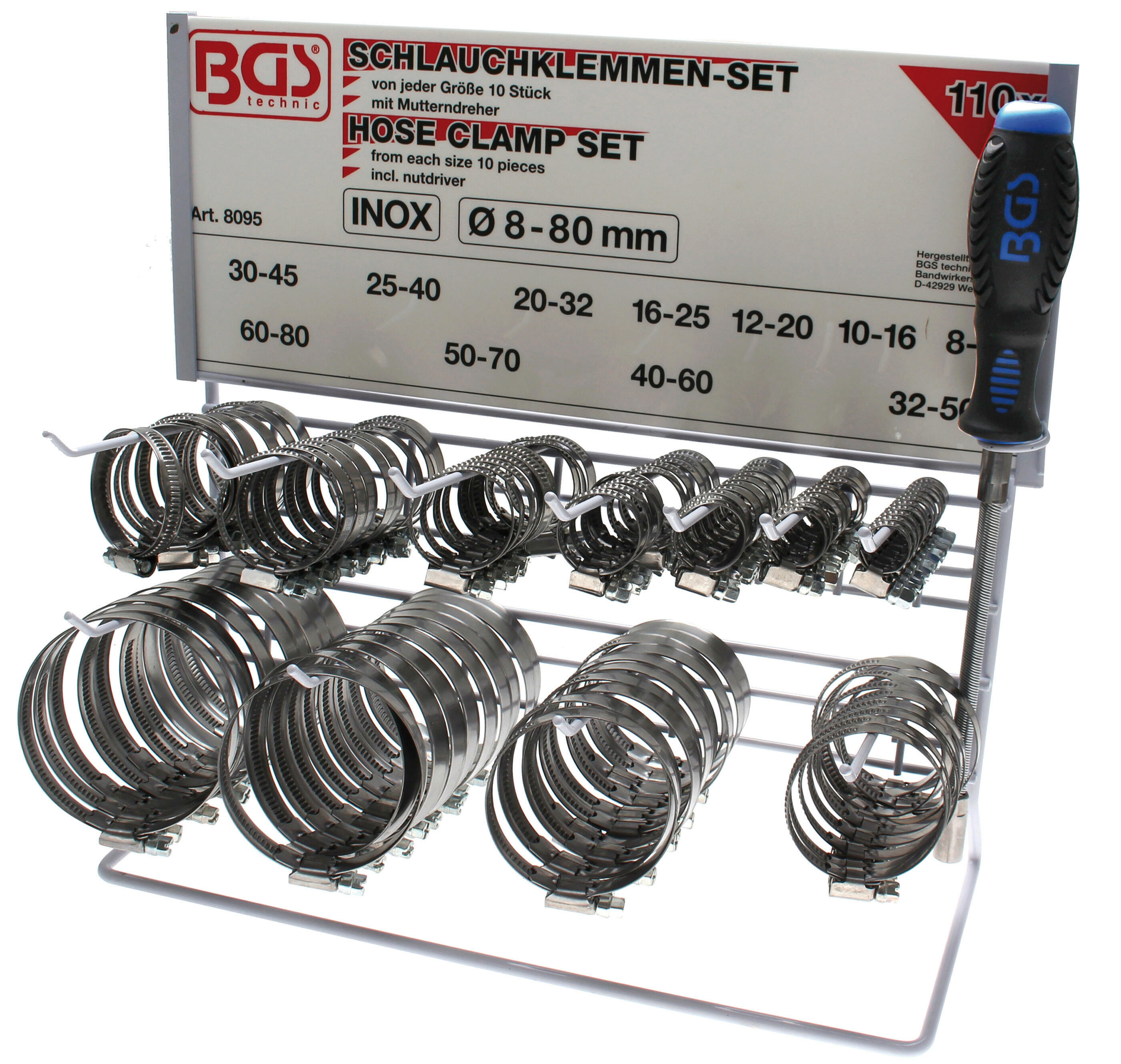 BGS Assortment, hose clamps