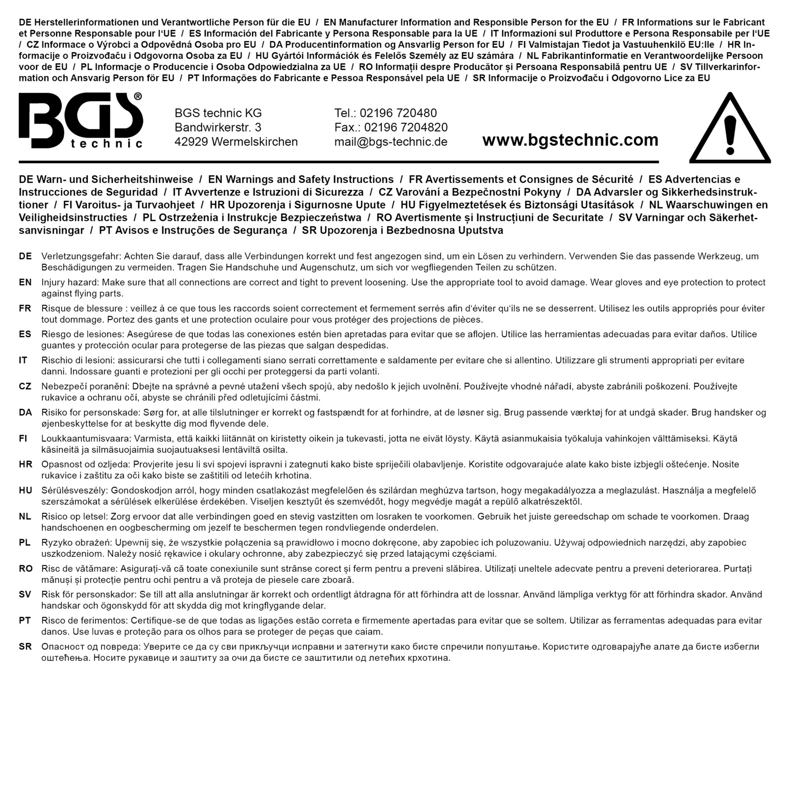 Abstandhalter-Schrauben und Sechskant-Muttern-Sortiment | Nylon | 300-tlg.