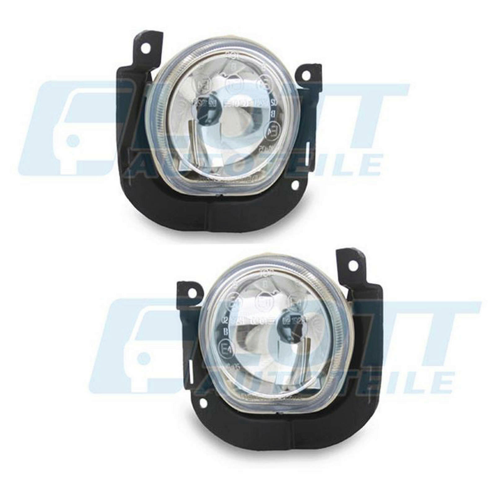 Nebelscheinwerfer Halogen H1 links rechts passend f&uuml;r Fiat Qubo 1.4 Citroen Nemo