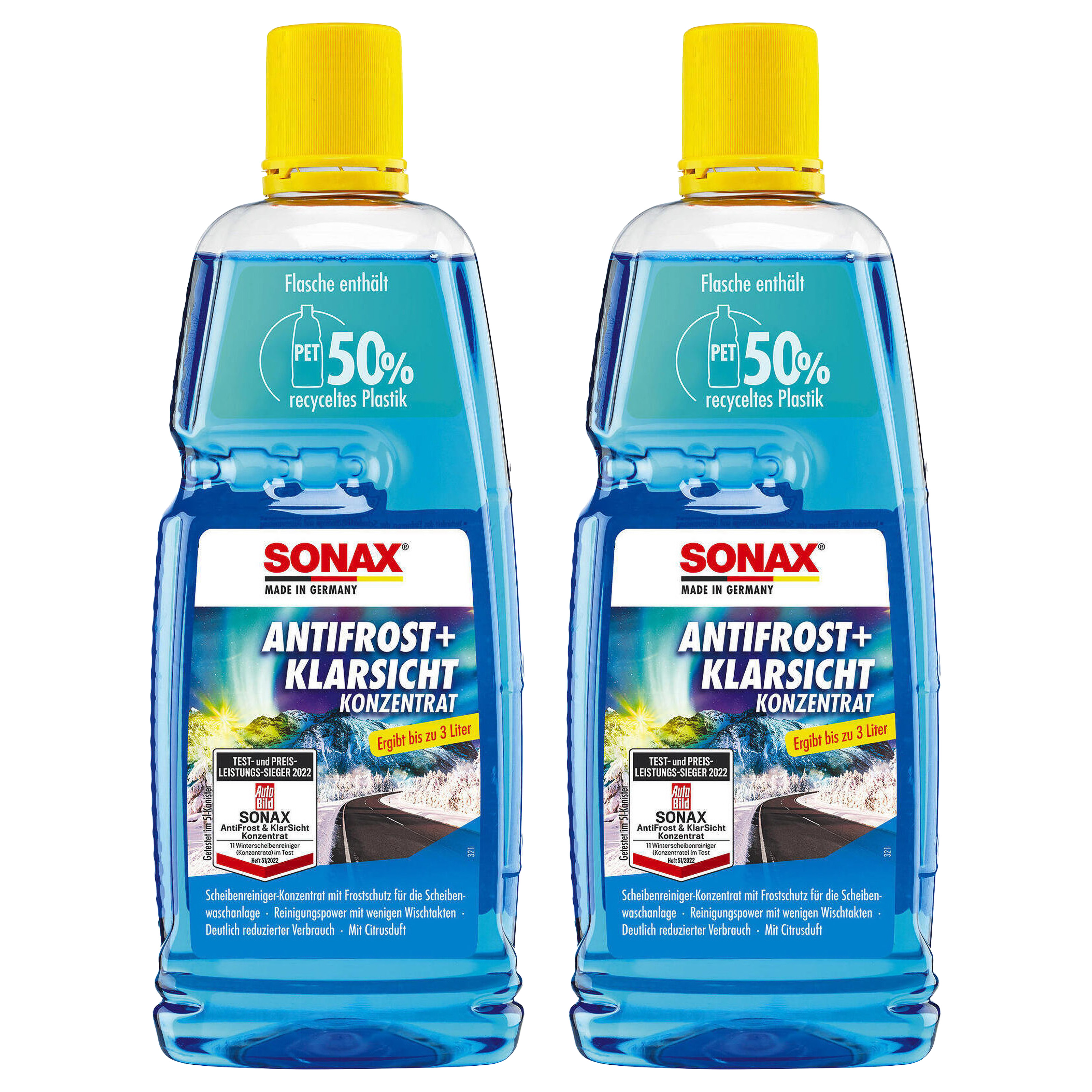 SONAX Antifreeze, window cleaning system Antifreeze + clear view concentrate