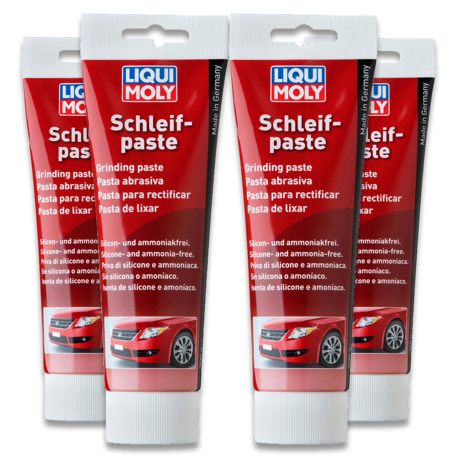 4x 300g Liqui Moly 1556 Schleifpaste Lackpolitur Lackpflege