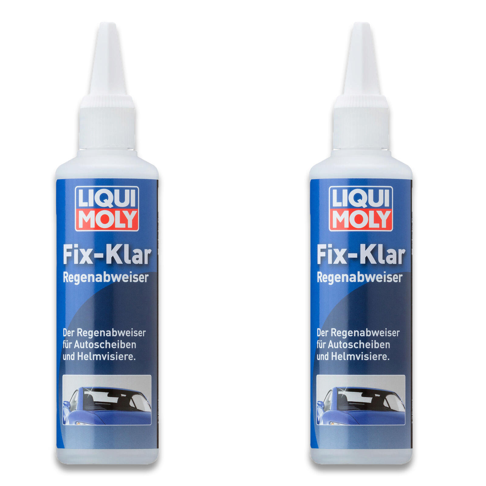 2x 125ml Liqui Moly 1590 Fix-Klar Regenabweiser Autoscheiben Helmvisier