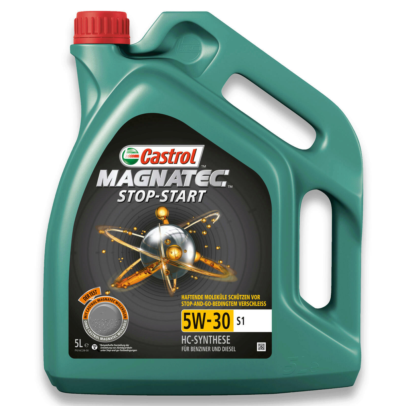 6 Liter Castrol Motorenöl Magnatec 5W-30 S1 Start-Stop Motoröl Ö Oil 15C2BA