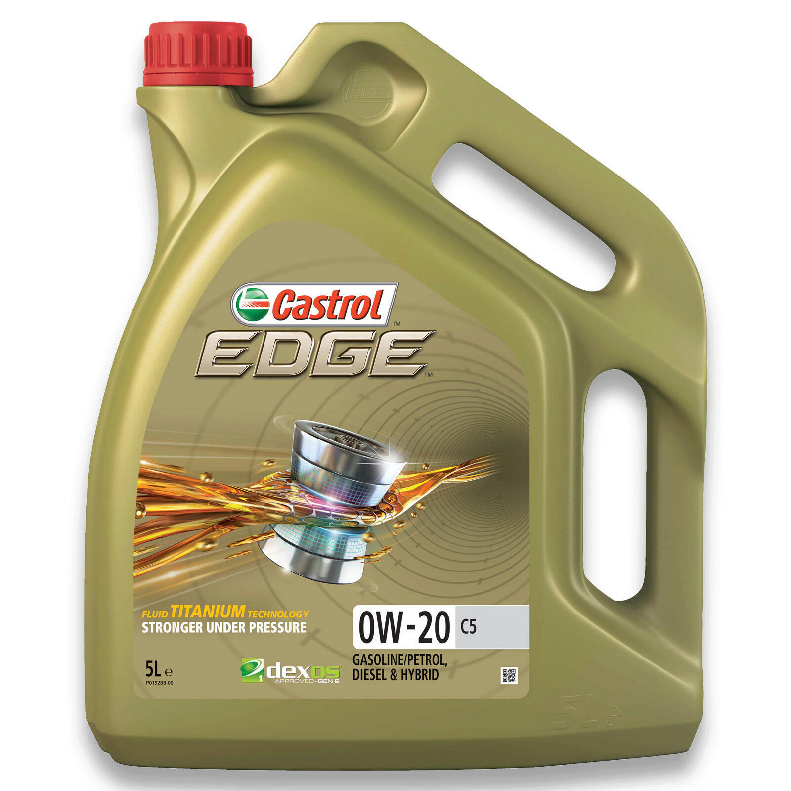 9 Liter Castrol Motoröl Edge Titanium Fluid 0W-20 C5 Motoroel Oel 15CC96