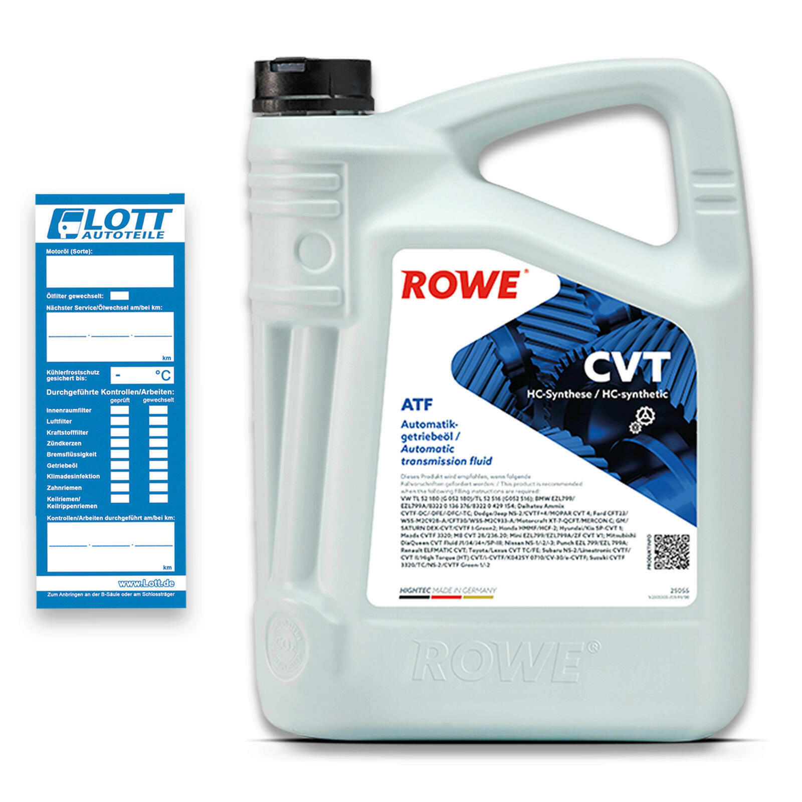 15L ROWE HIGHTEC ATF CVT Getriebeöl Automatikgetriebeöl VW TL 52 180 MB 226.20