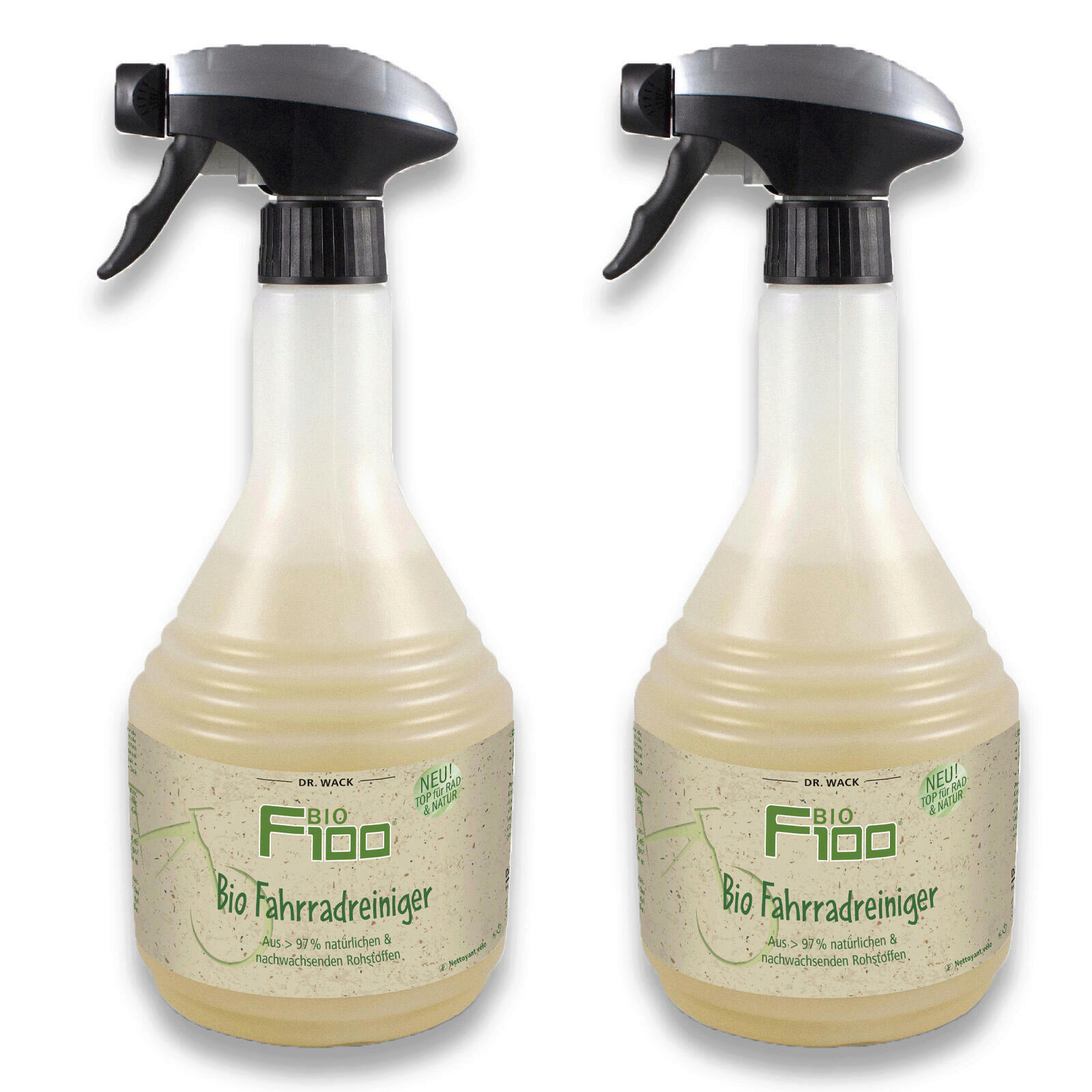 2x Dr.Wack F100 BIO Fahrradreinger Biologisch Nachhaltig Umweltfreundlich 750ml