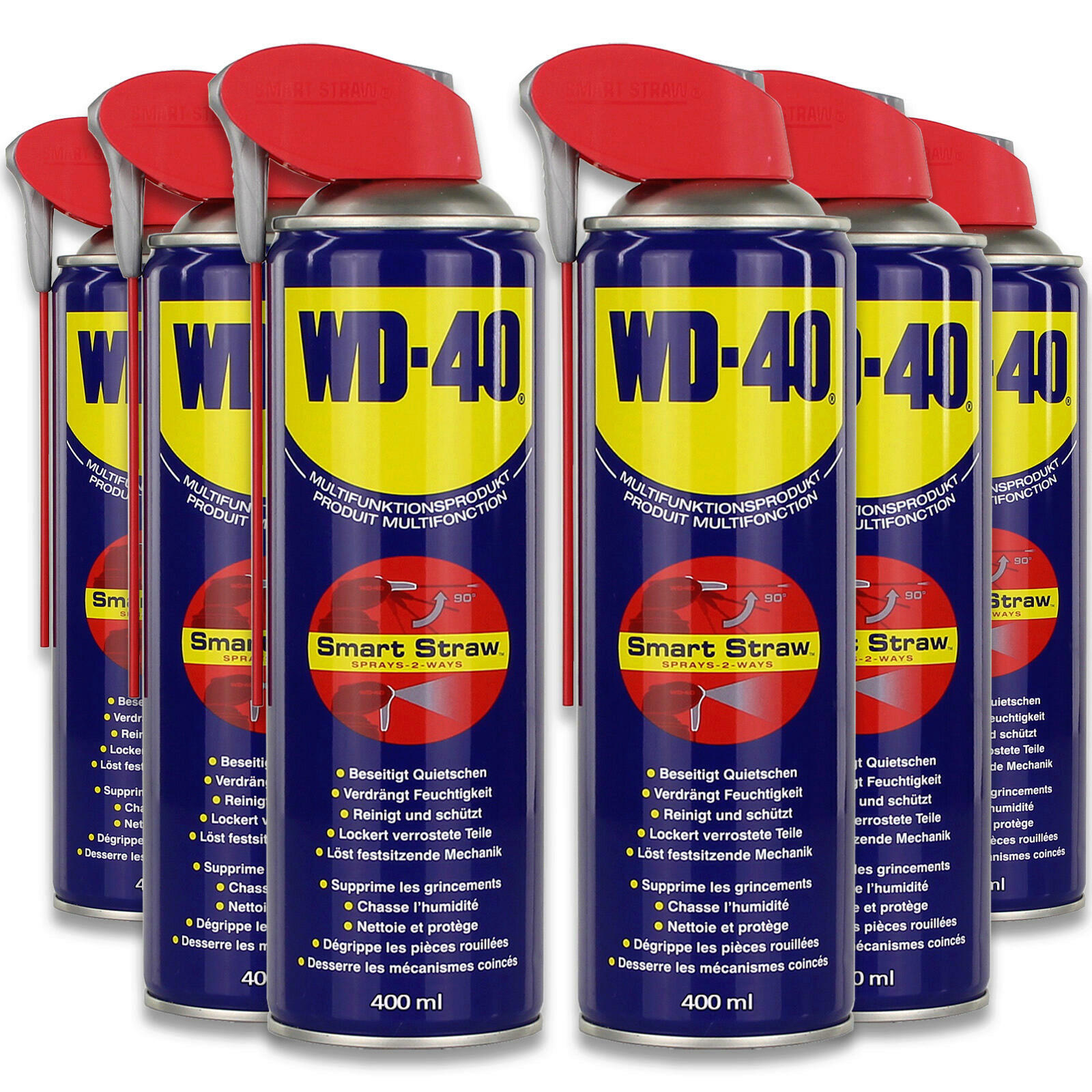 6x WD40 Vielzweck Spray je 400 ml Multifunktion Rostlöser reinigen & schützen