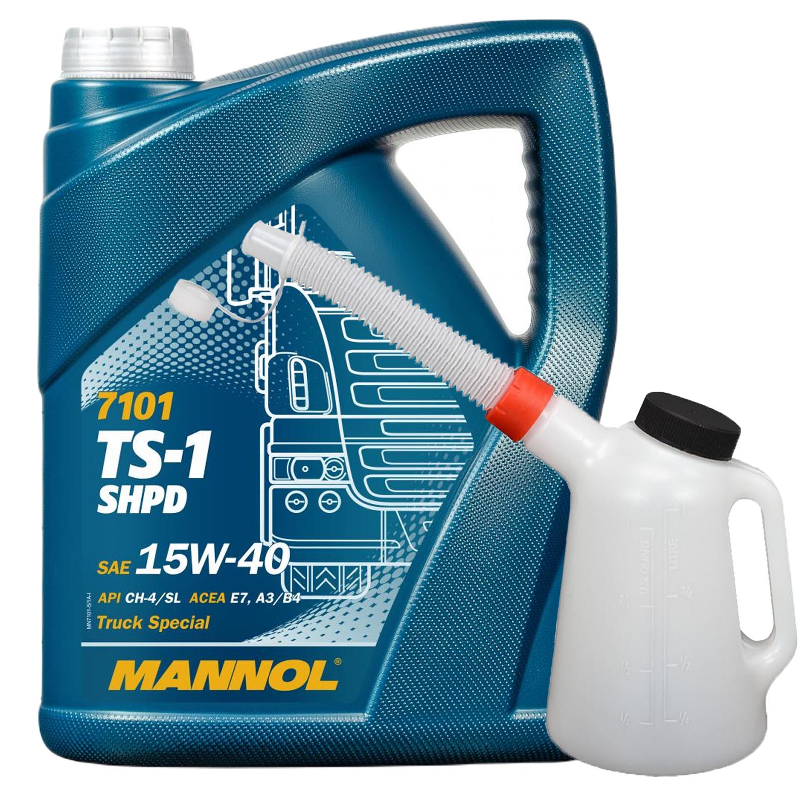 5L Mannol TS-1 SHPD Motorenöl 15W-40