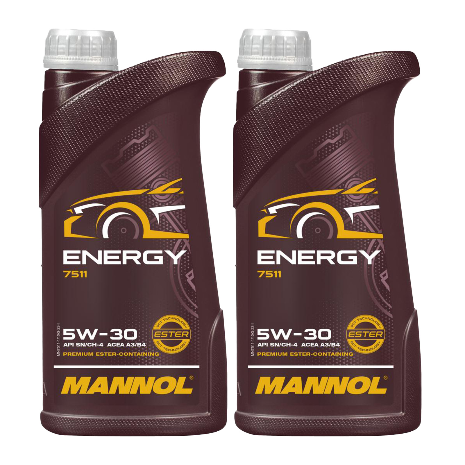 2x 1L Mannol Energy 5W-30 Motorenöl passend für VW 502.00 505.00 MB 229.3 ACEA B3 ACEA A3/B4