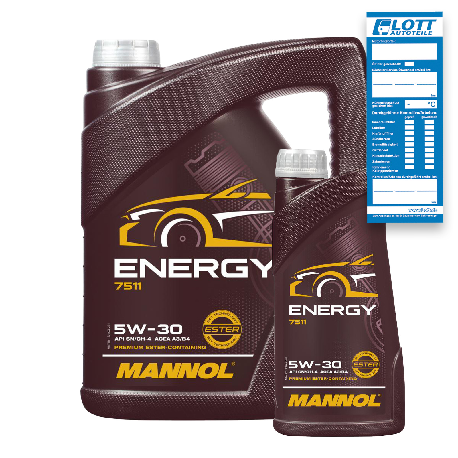 6L Mannol Energy 5W-30 Motoröl 5W30 Motorenöl passend für VW 502.00 505.00 MB 229.3 ACEA B4