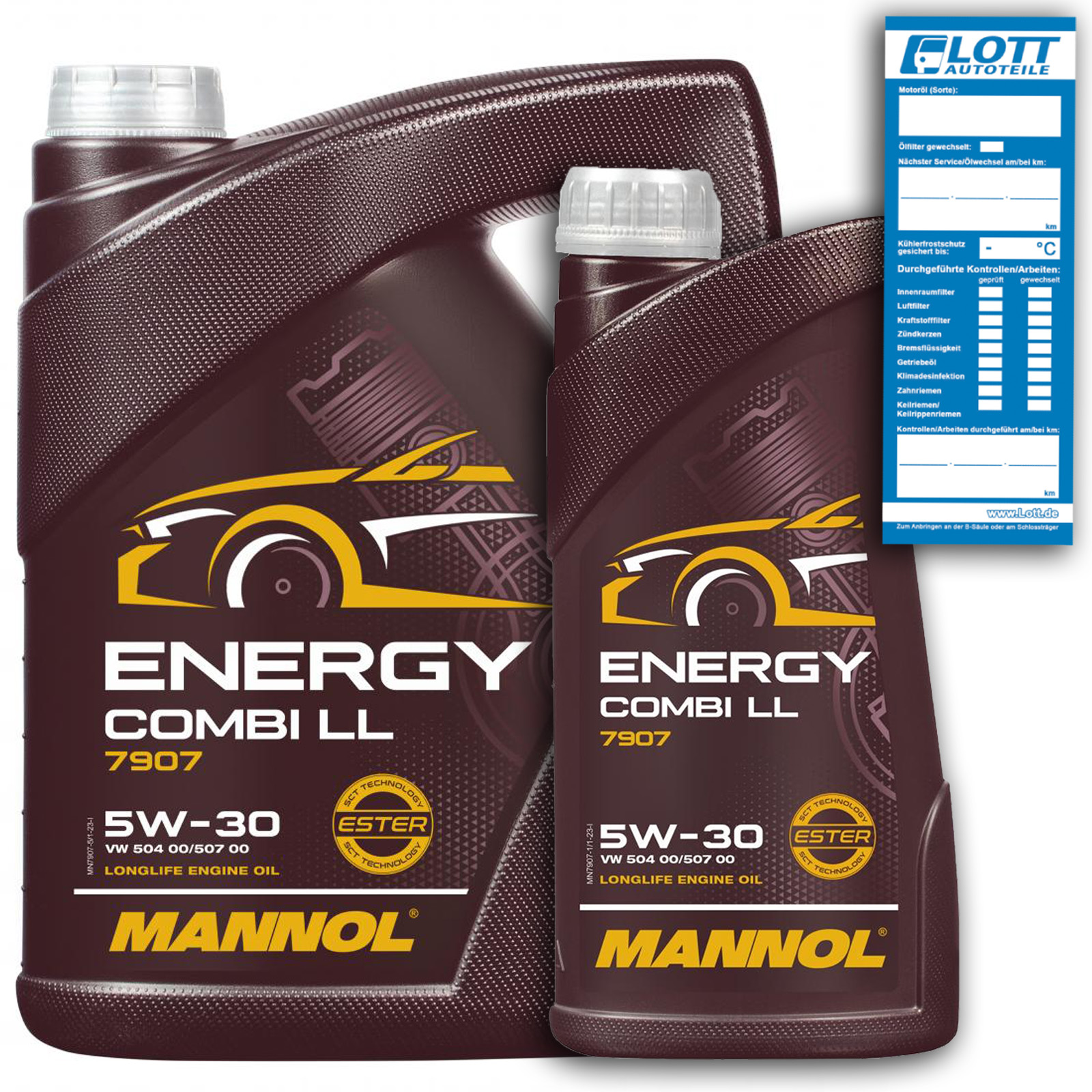 6L Mannol Energy Combi LL Motoröl 5W-30 passend für VW 504.00 507.00 MB 229.51