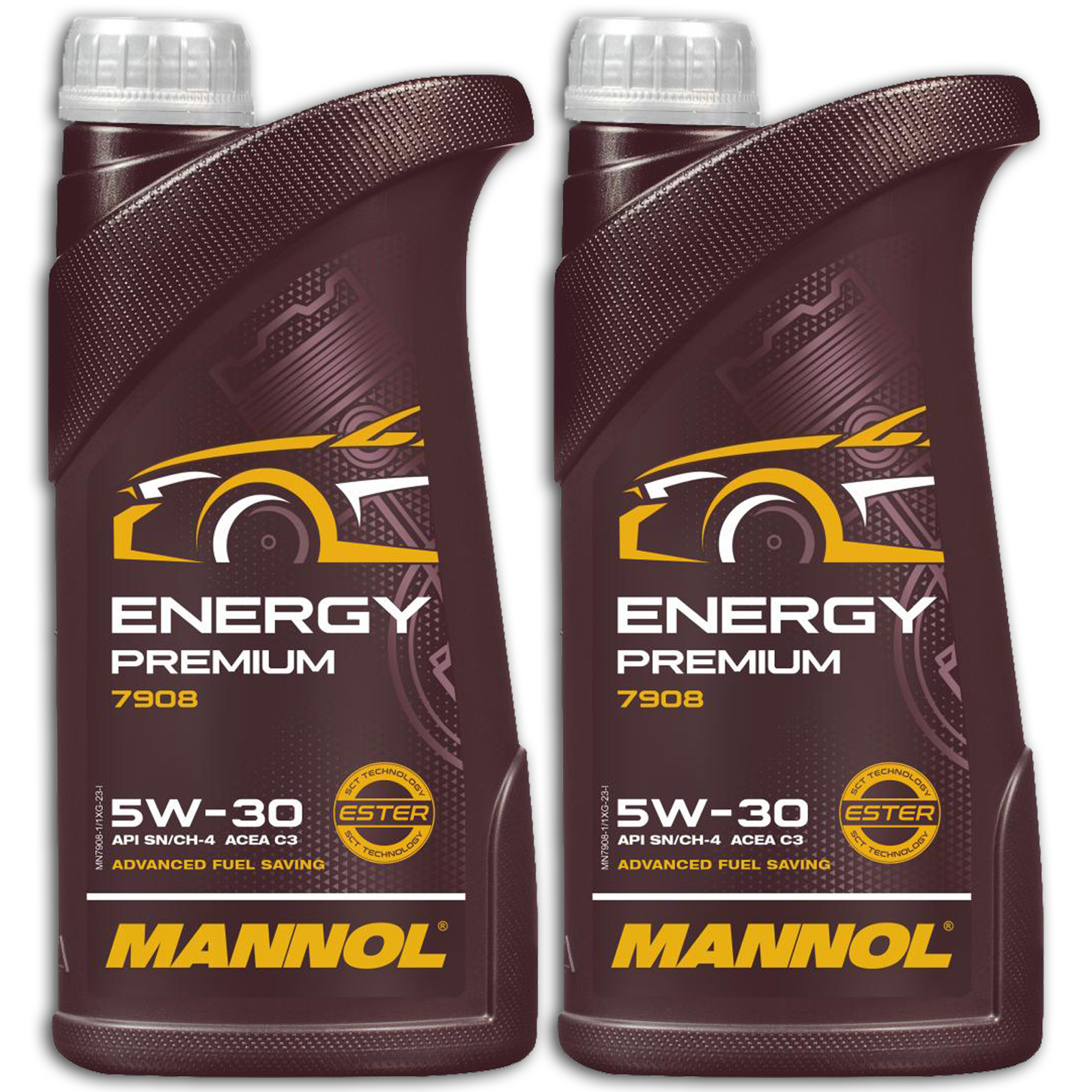 2x 1L Mannol Motoröl Energy Premium Motorenöl Öl 5W-30 passend für Mercedes VW BMW Opel