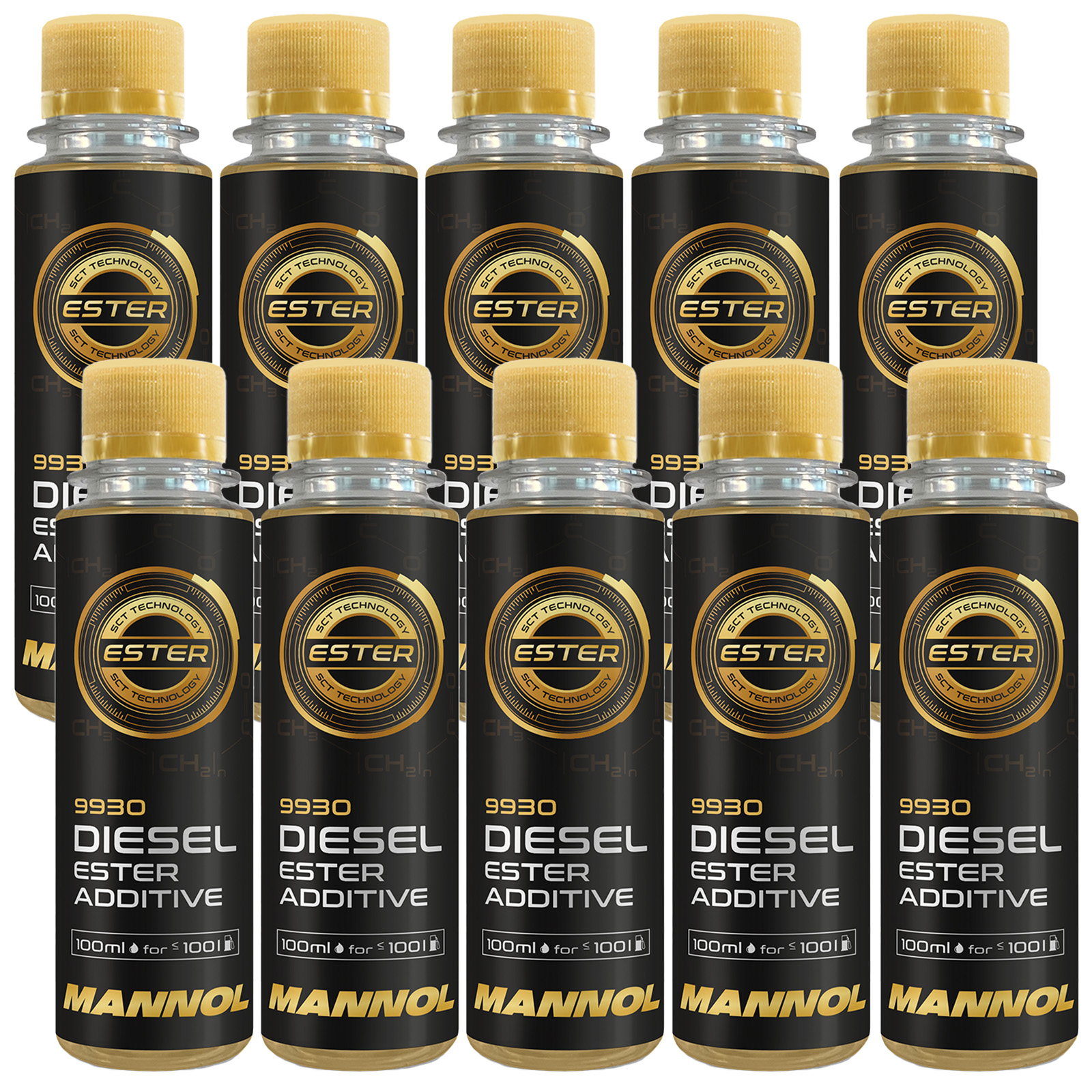 10x 100 ml Mannol Diesel Ester Additive