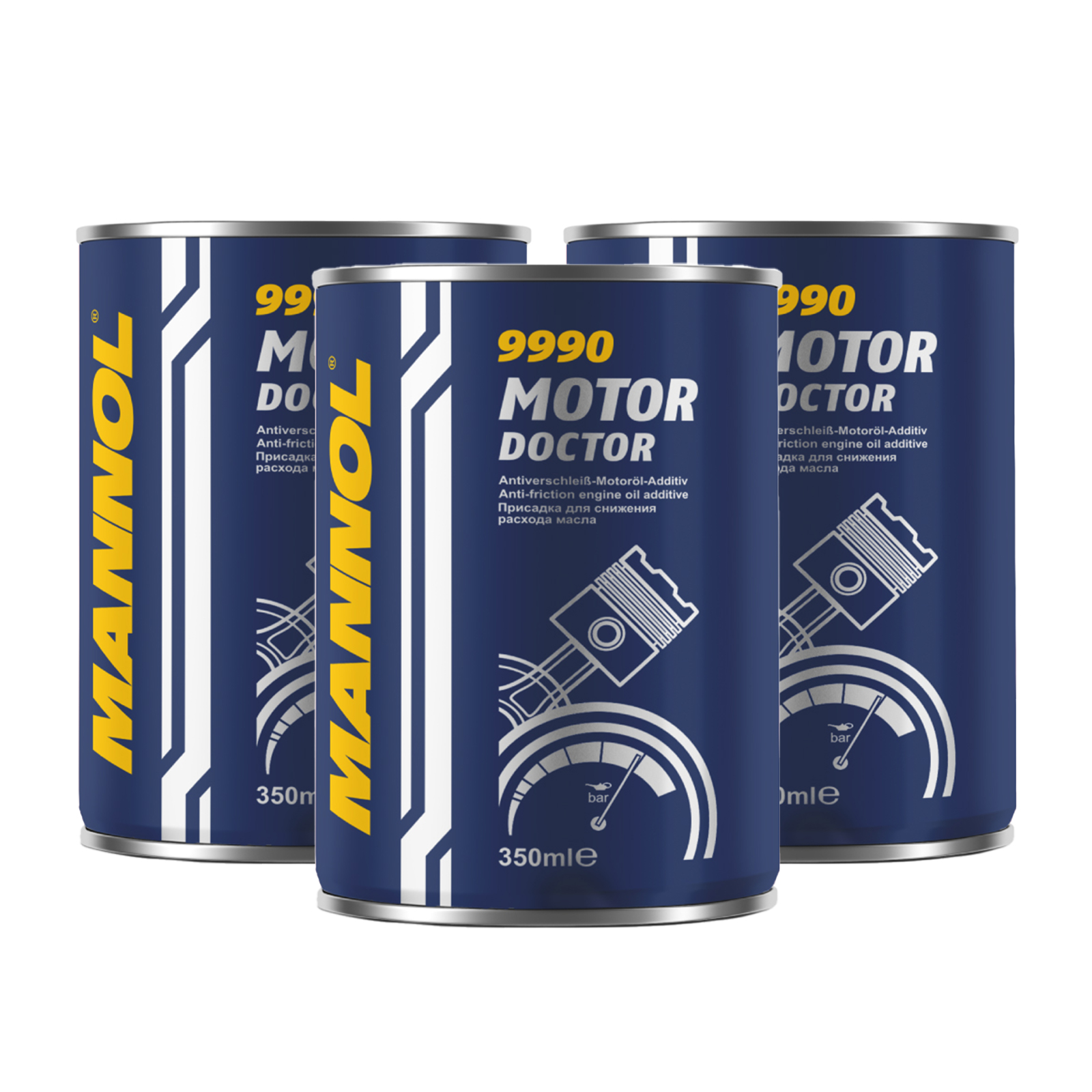 3x Mannol Motordoctor Motoröl Additiv 300ml