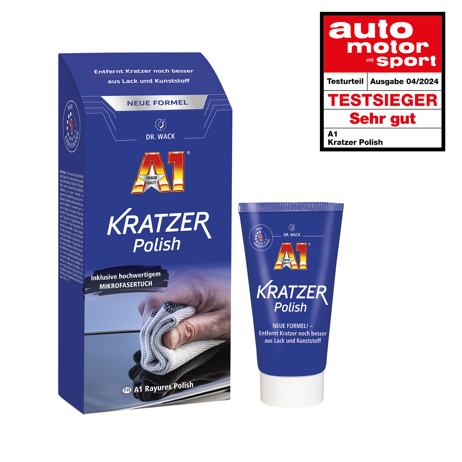 Dr. Wack A1 Nano Kratzer Polish 50 ML Nano-Tech-Politur brillante Oberfläche