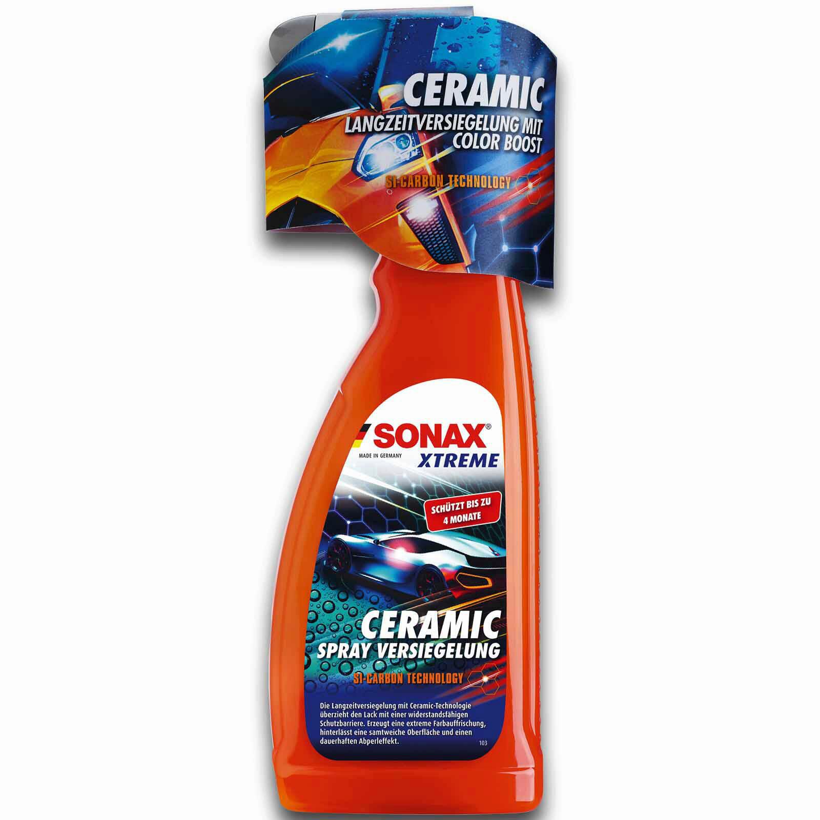 4x 750ml Sonax XTREME Ceramic Spray Versiegelung Lackversiegelung