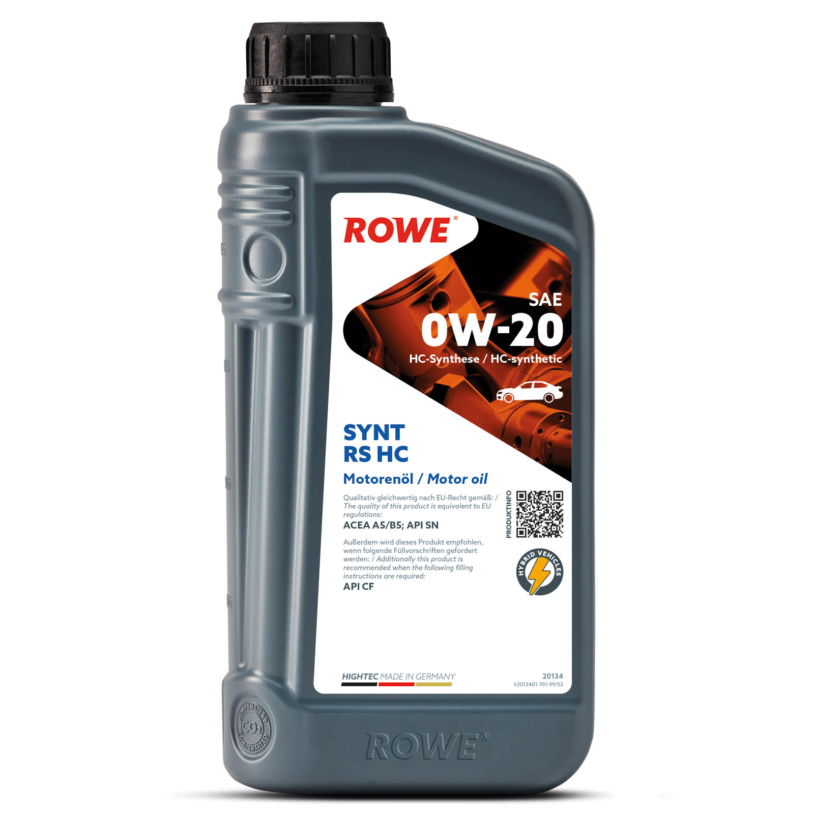 ROWE Motoröl HIGHTEC SYNT RS HC SAE 0W-20 (20134)