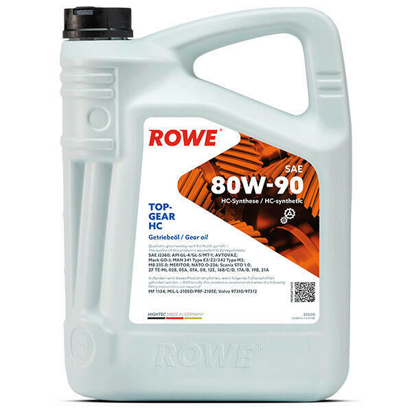 5L ROWE HIGHTEC TOPGEAR 80W-90 HC Getriebeöl Schaltgetriebeöl