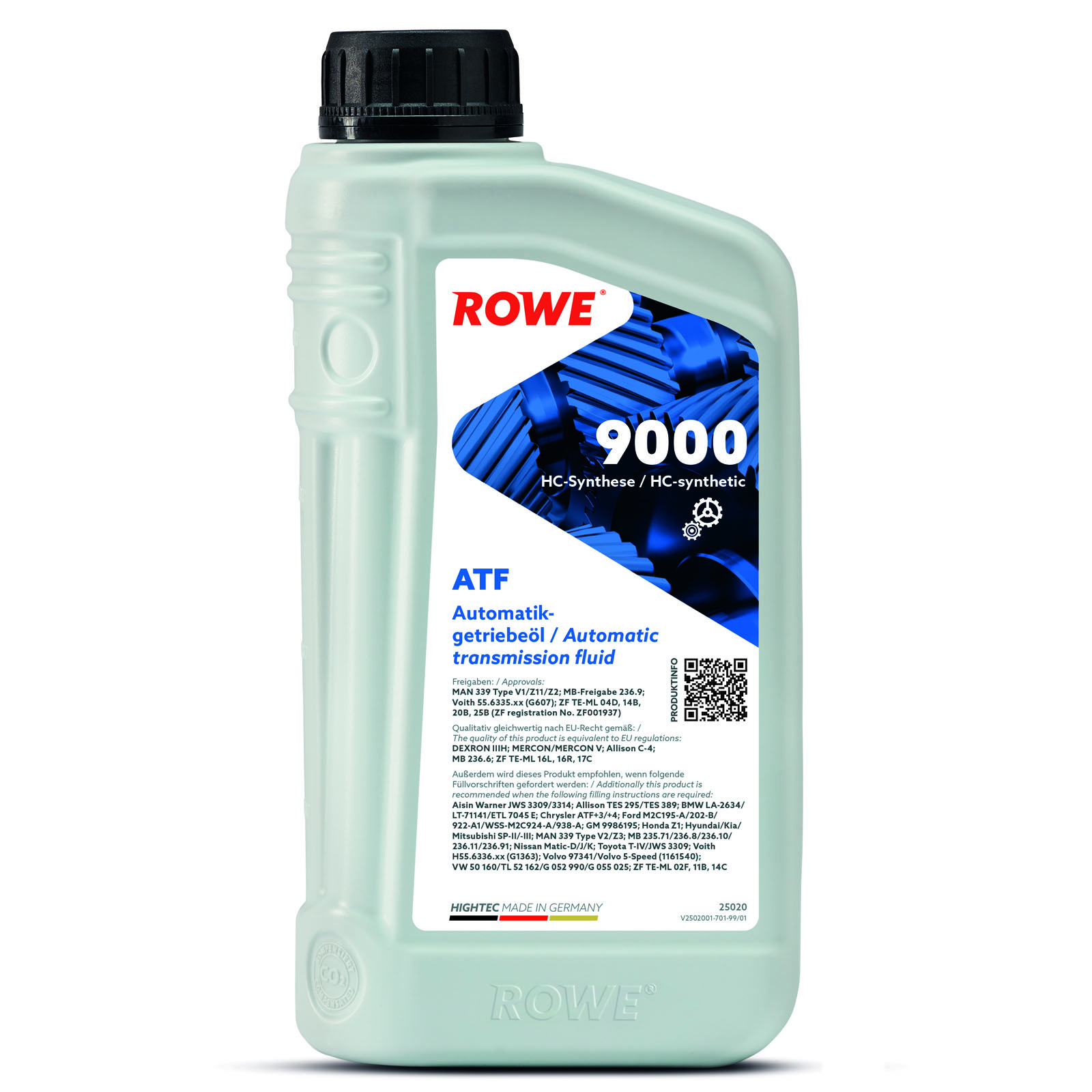 1L ROWE HIGHTEC ATF 9000 Automatikgetriebeöl