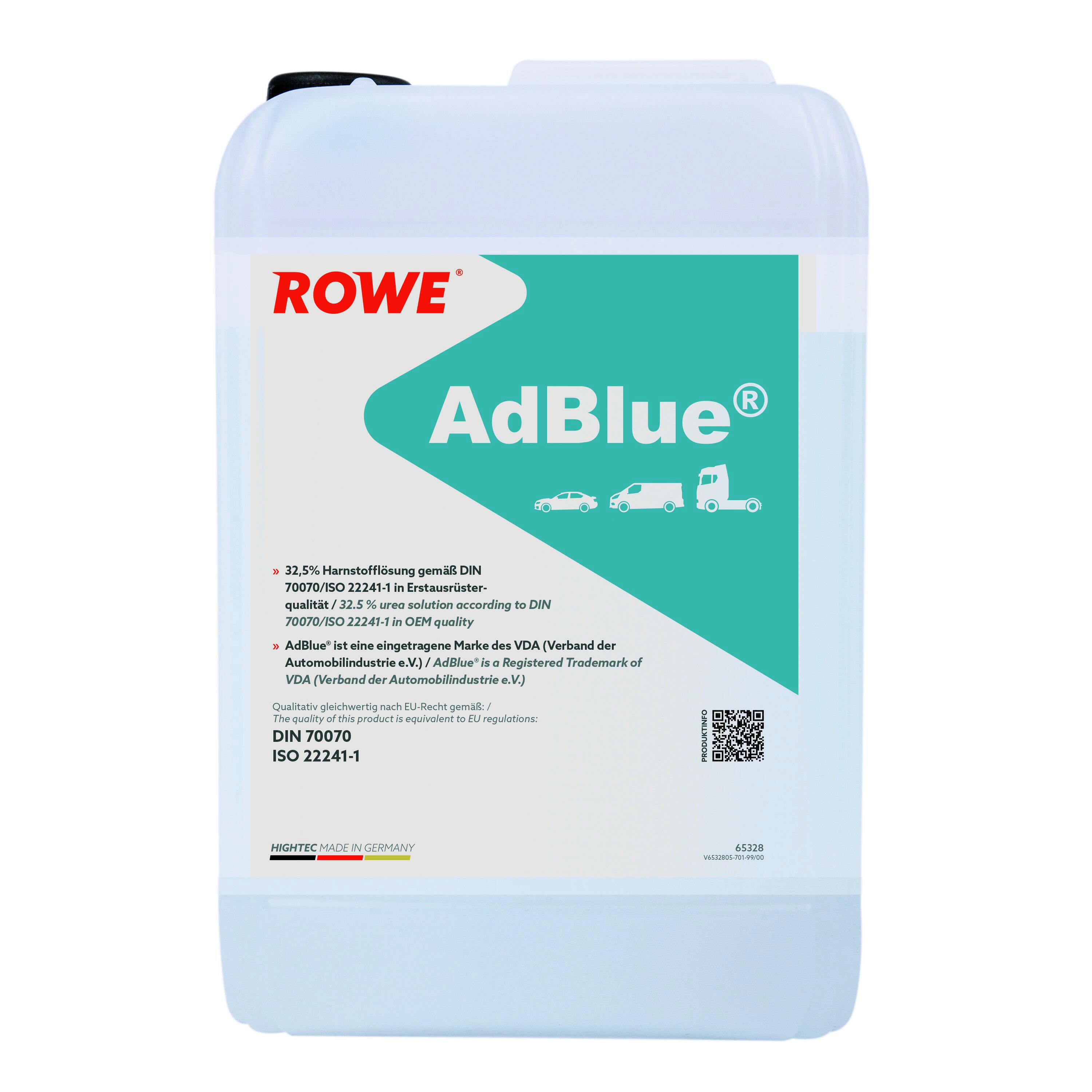 5L ROWE HIGHTEC AdBlue® Harnstofflösung Kraftstoffadditiv