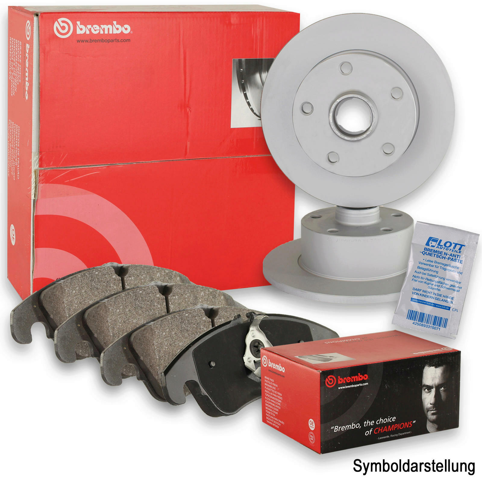 Brembo Bremsscheiben Ø300mm + Beläge hinten