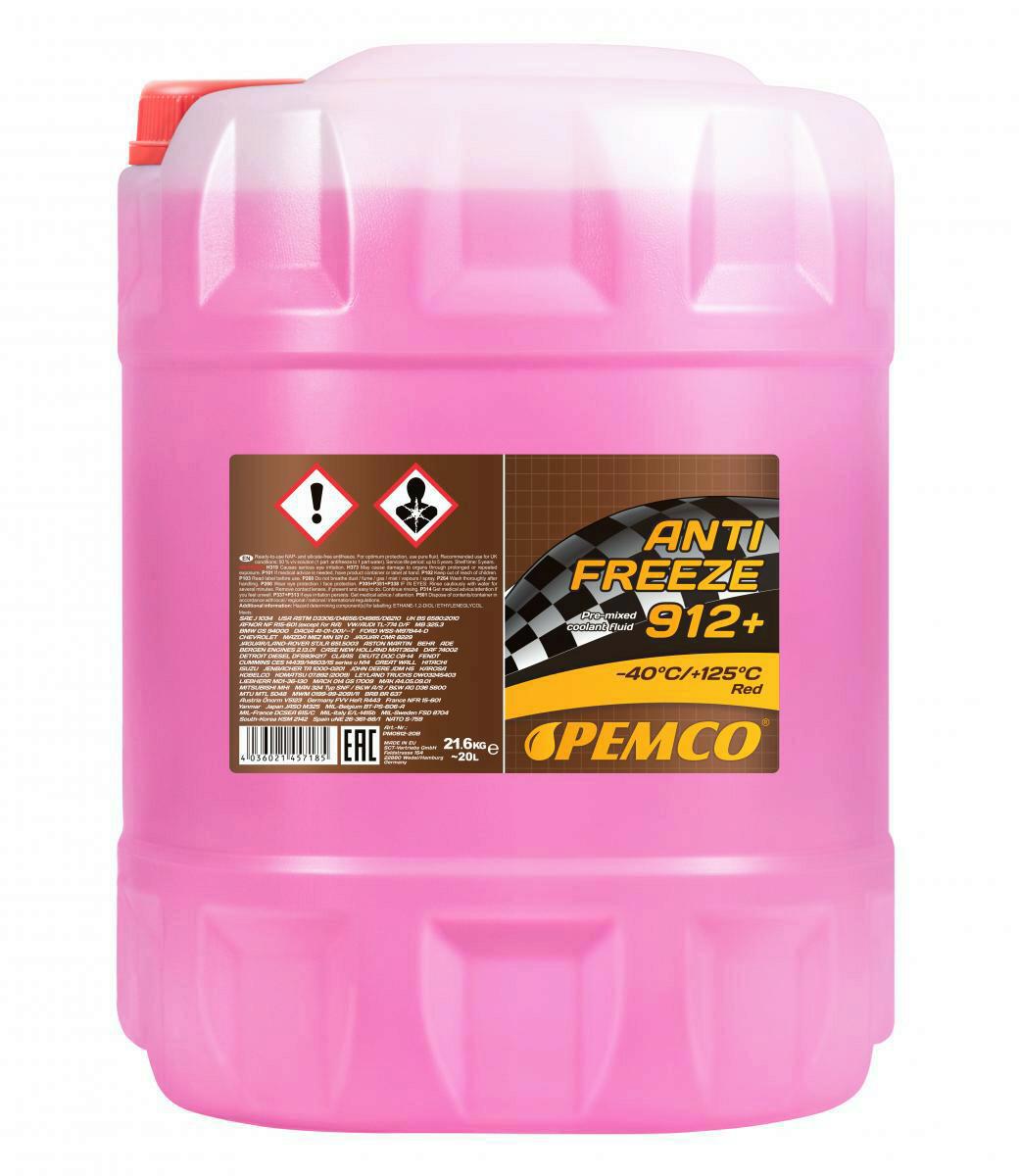 20L Pemco Frostschutz ANTIFREEZE 912+