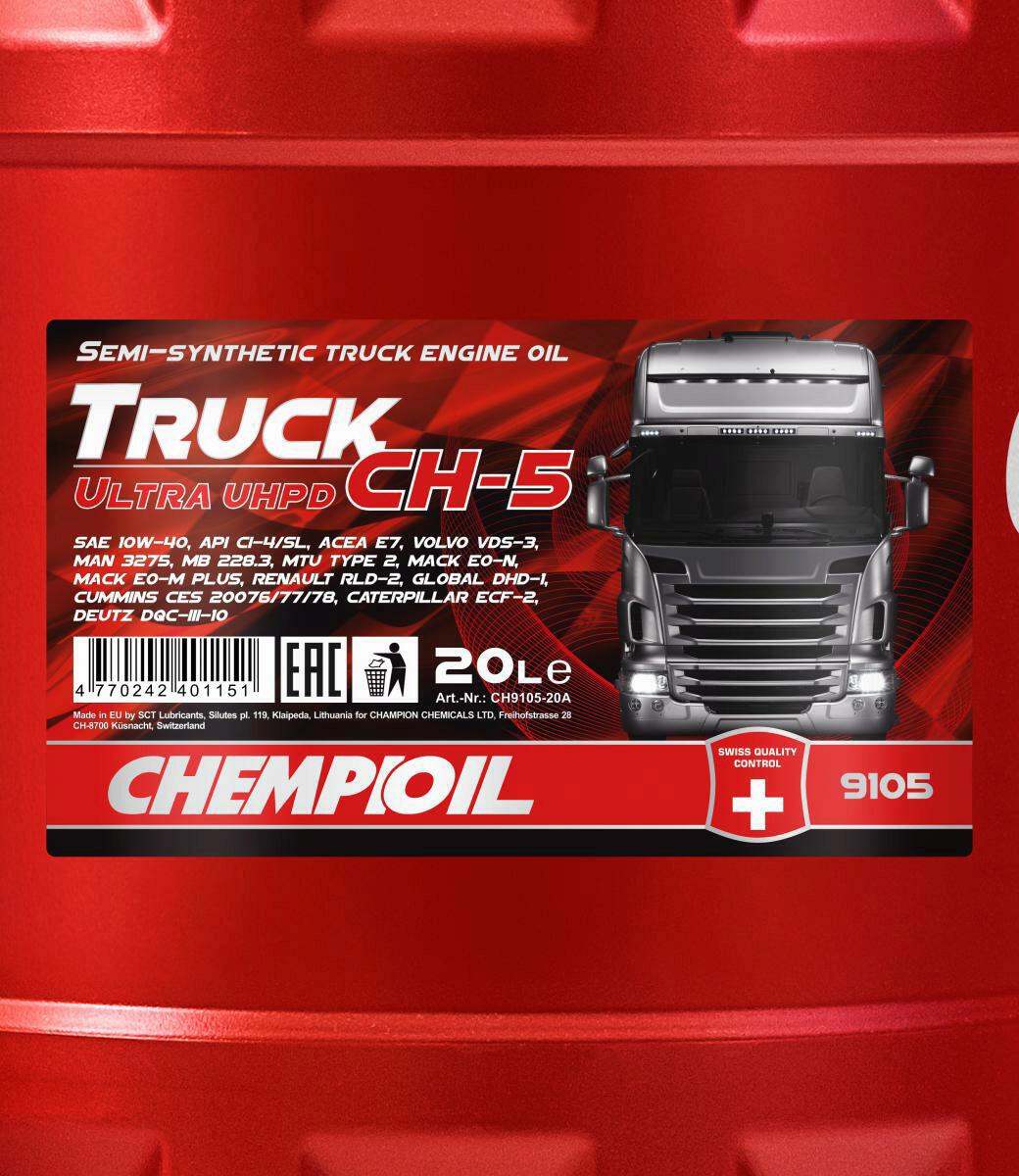 20L Chempioil CH-5 TRUCK Ultra UHPD 10W-40