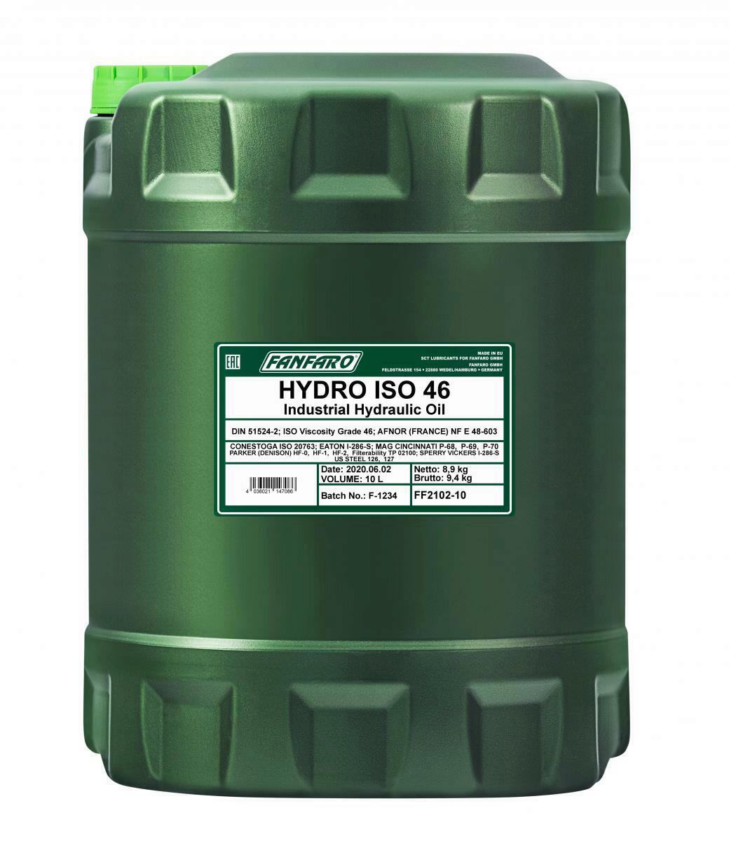 10L Fanfaro Hydrauliköl Hydro ISO 46