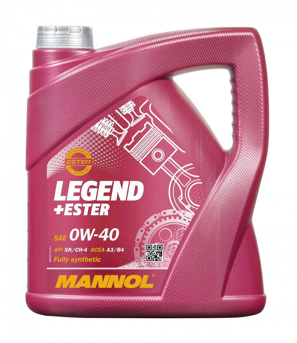 4L Mannol Legend+Ester Motoröl 0W-40