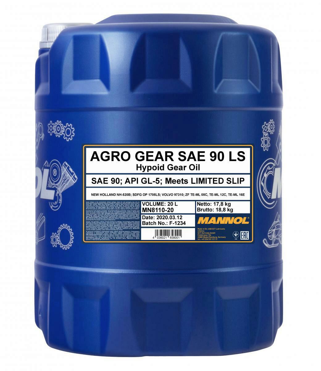 20L Mannol Agro Gear SAE 90 LS Getriebeöl Schaltgetriebeöl