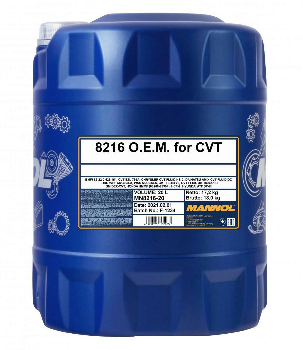 20L Mannol ATF CVT Automatikgetriebeöl