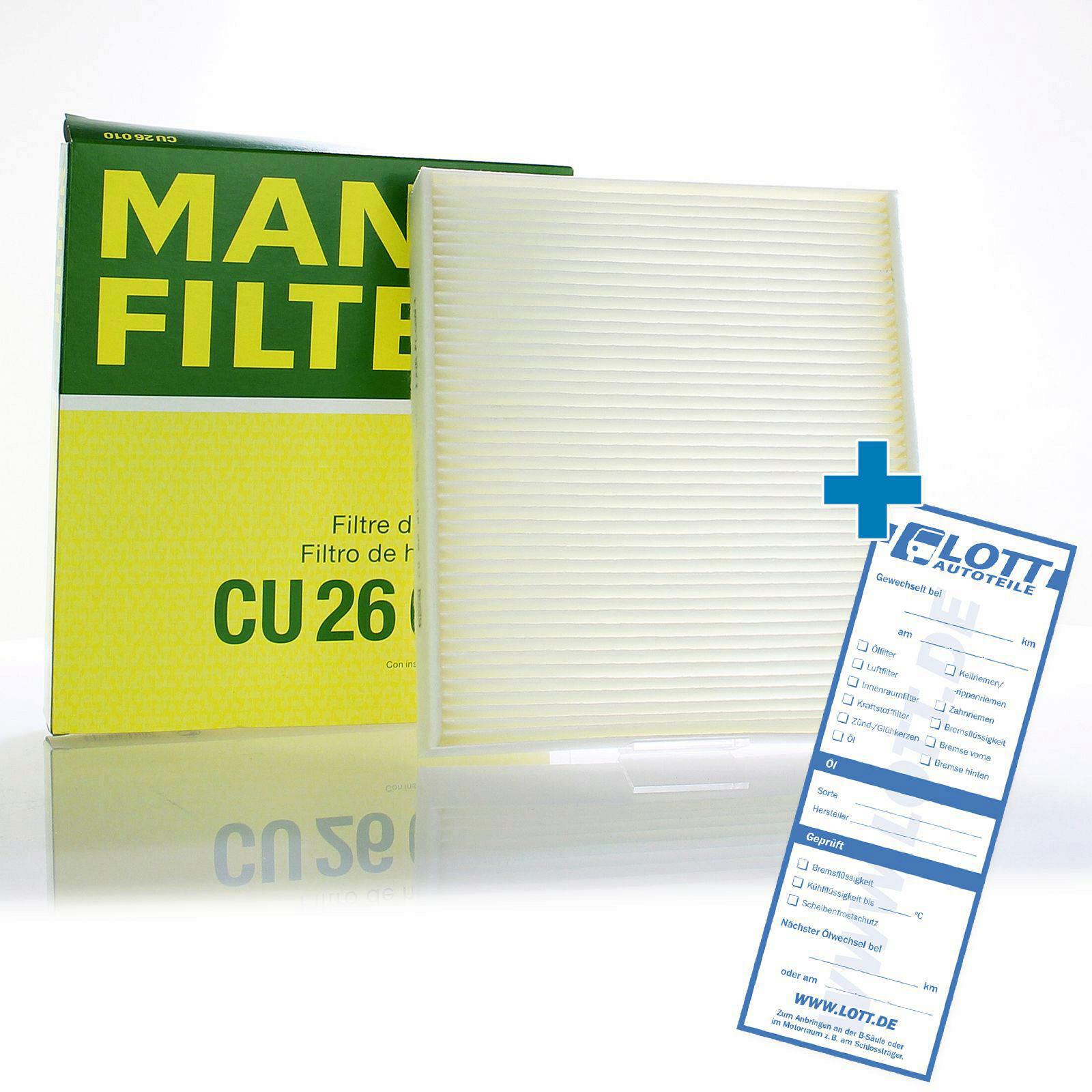 MANN-FILTER Filter, interior air