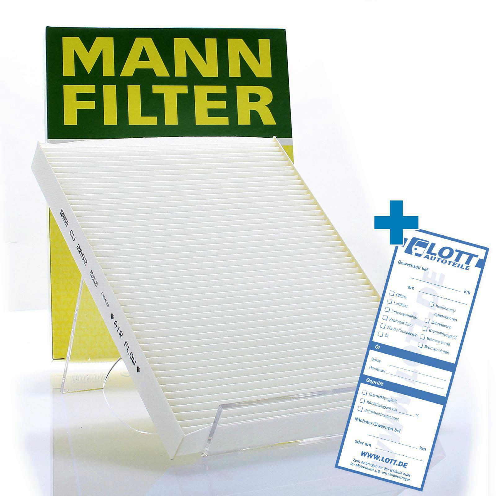 MANN-FILTER Innenraumfilter Filter Innenraumluft