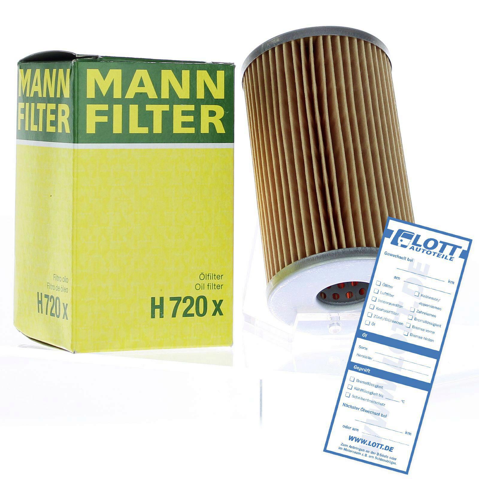 MANN-FILTER Ölfilter