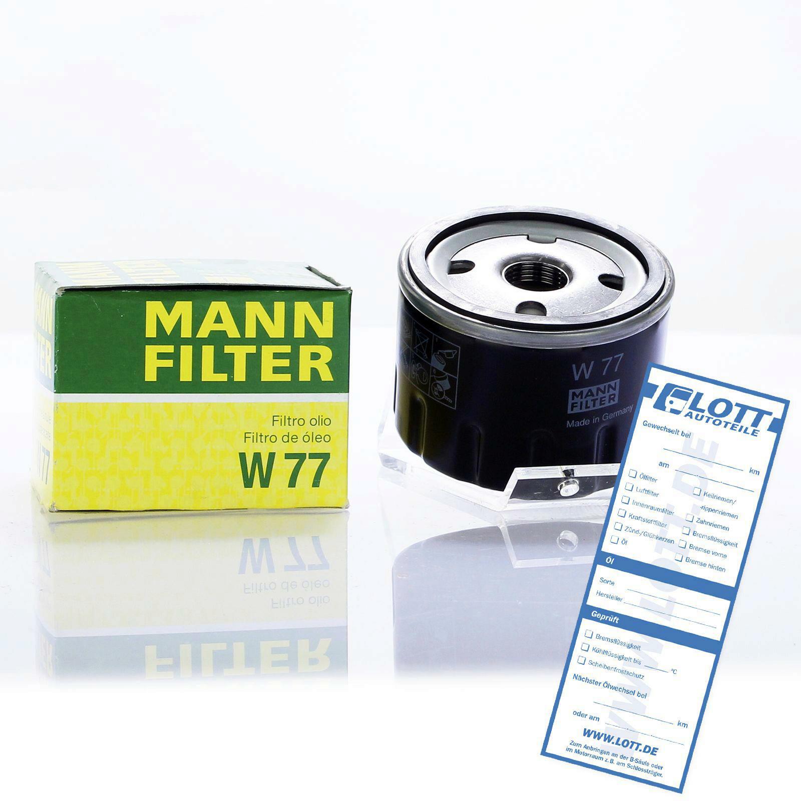 MANN-FILTER Ölfilter