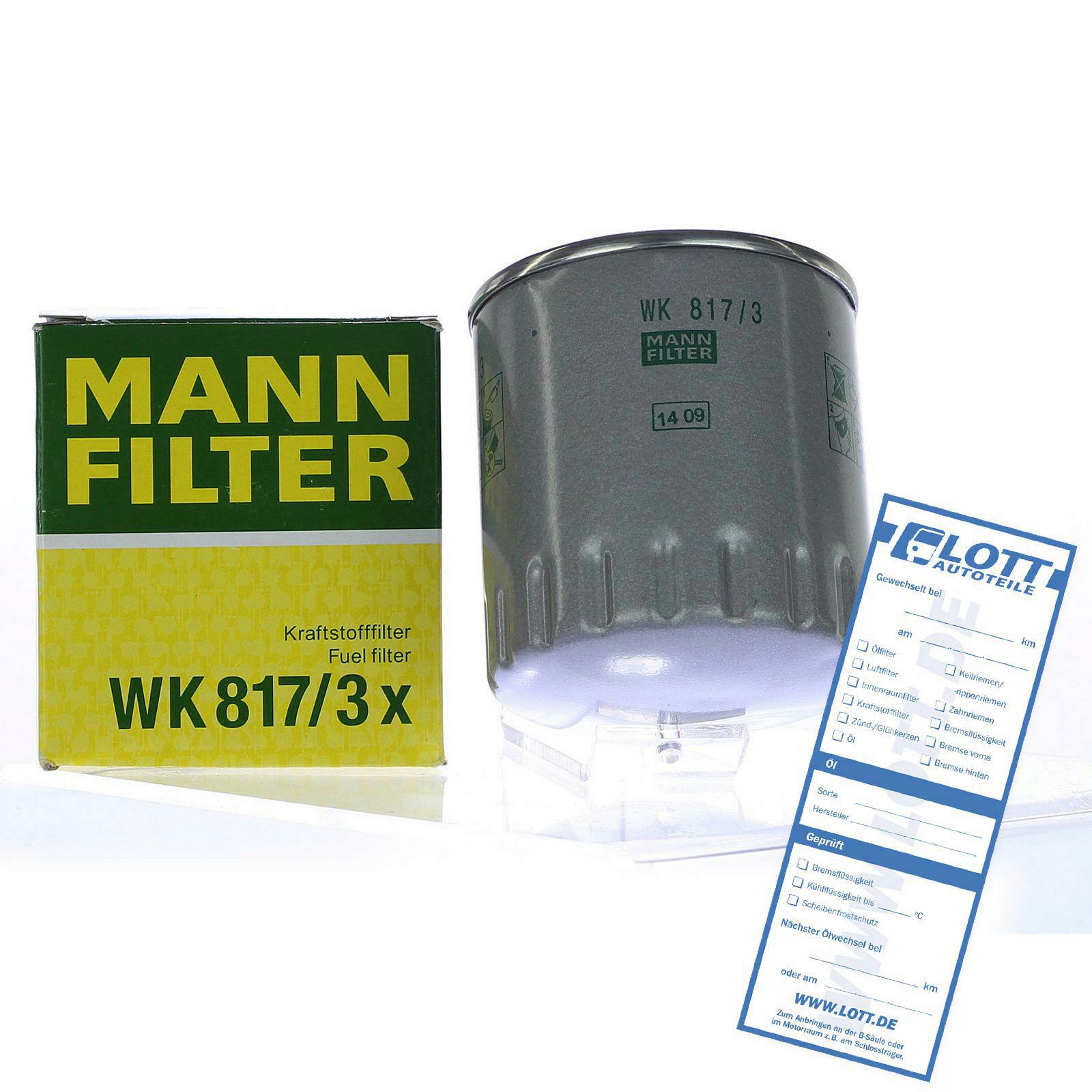 MANN-FILTER Kraftstofffilter