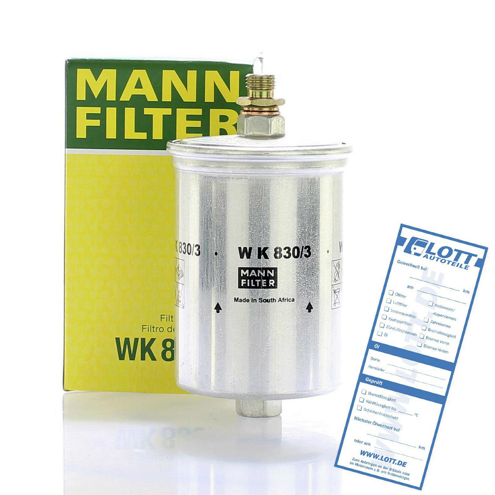 MANN-FILTER Fuel filter