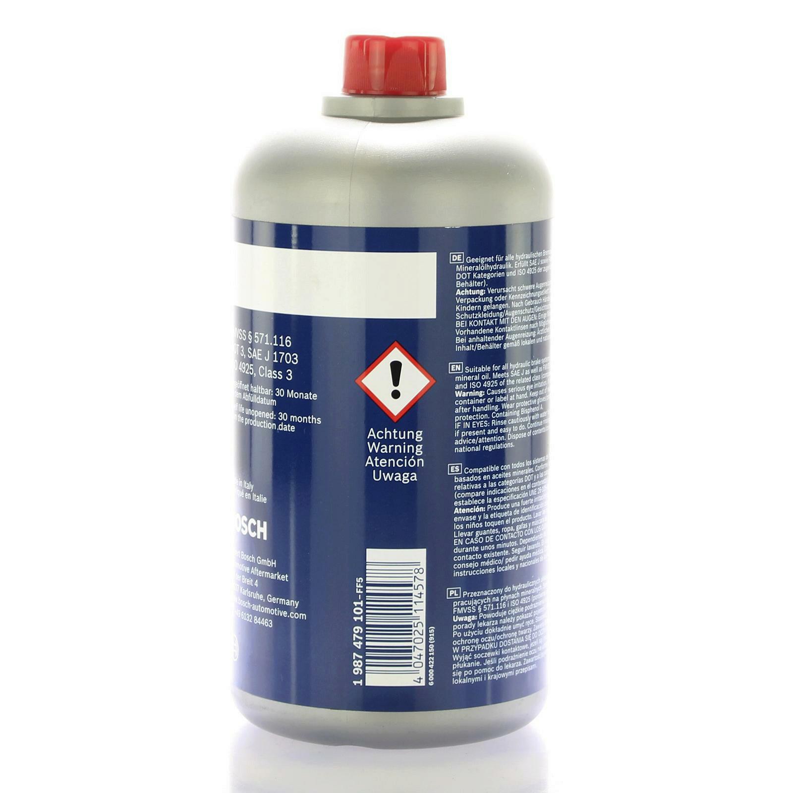 BOSCH Bremsflüssigkeit 1L DOT 3