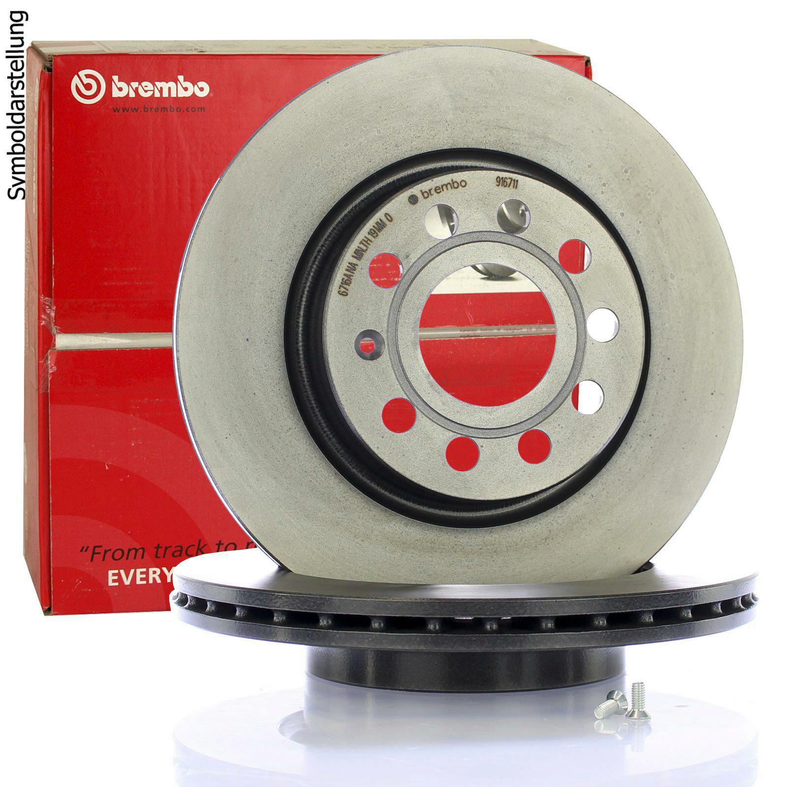 2x BREMBO Brake Disc XTRA LINE - Max